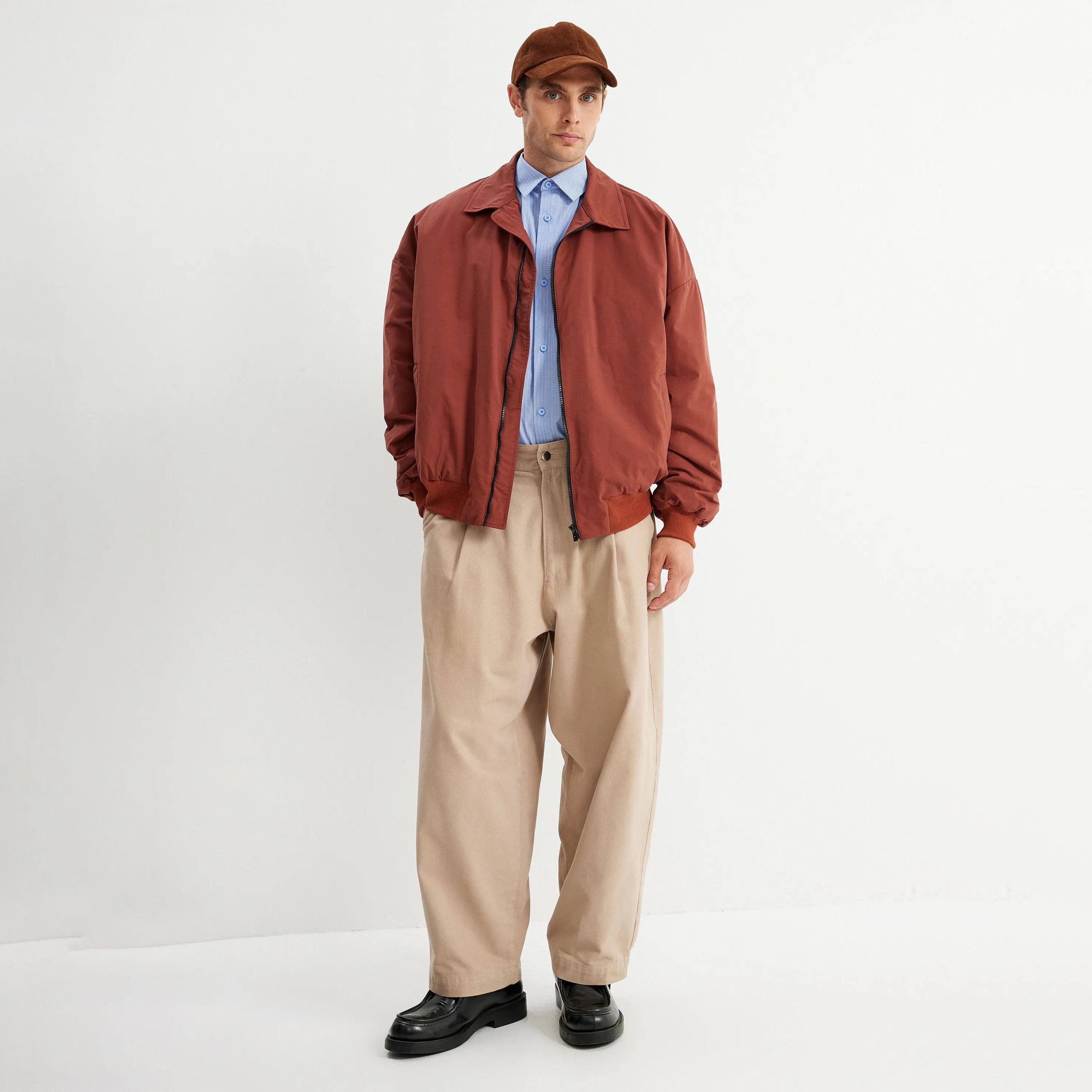 KOTON Plain Collared Long Sleeves Men's Jacket-men-clothing-jacketsandblazers-jackets-image-2