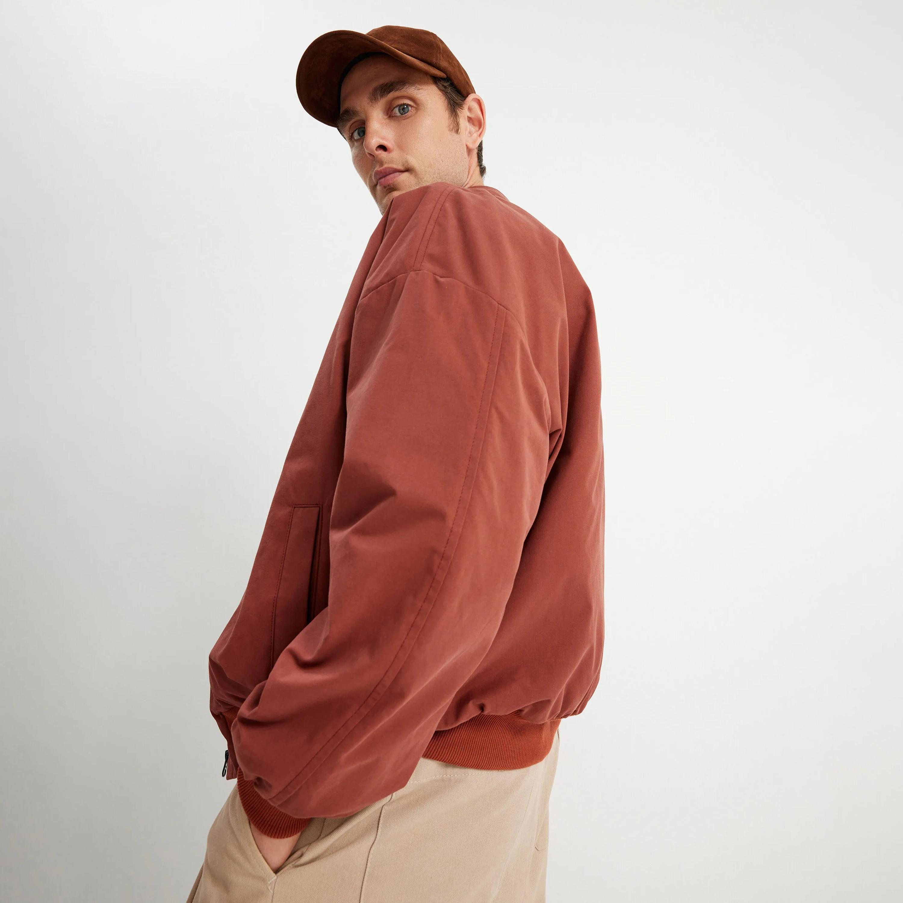 KOTON Plain Collared Long Sleeves Men's Jacket-men-clothing-jacketsandblazers-jackets-image-3