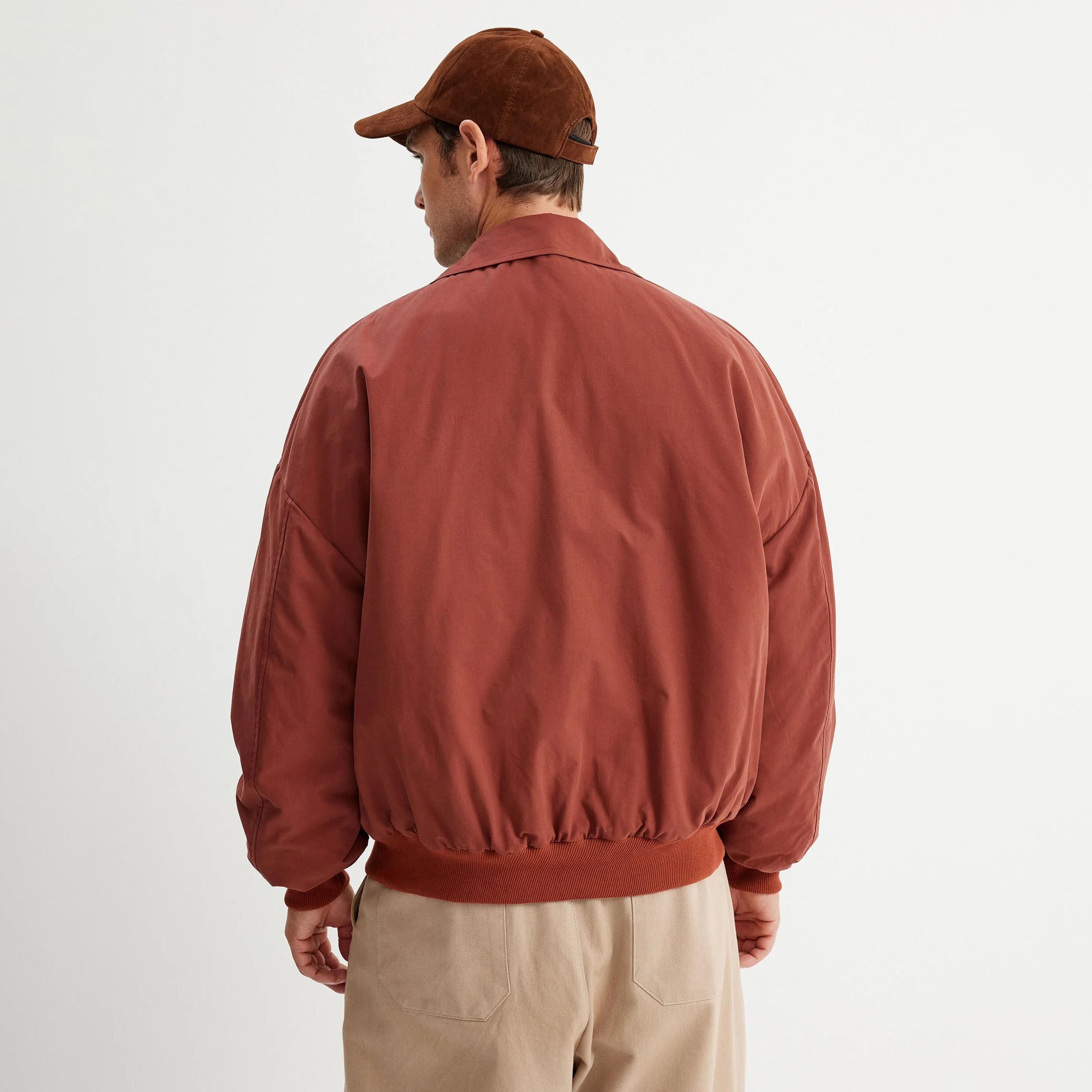 KOTON Plain Collared Long Sleeves Men's Jacket-men-clothing-jacketsandblazers-jackets-image-4