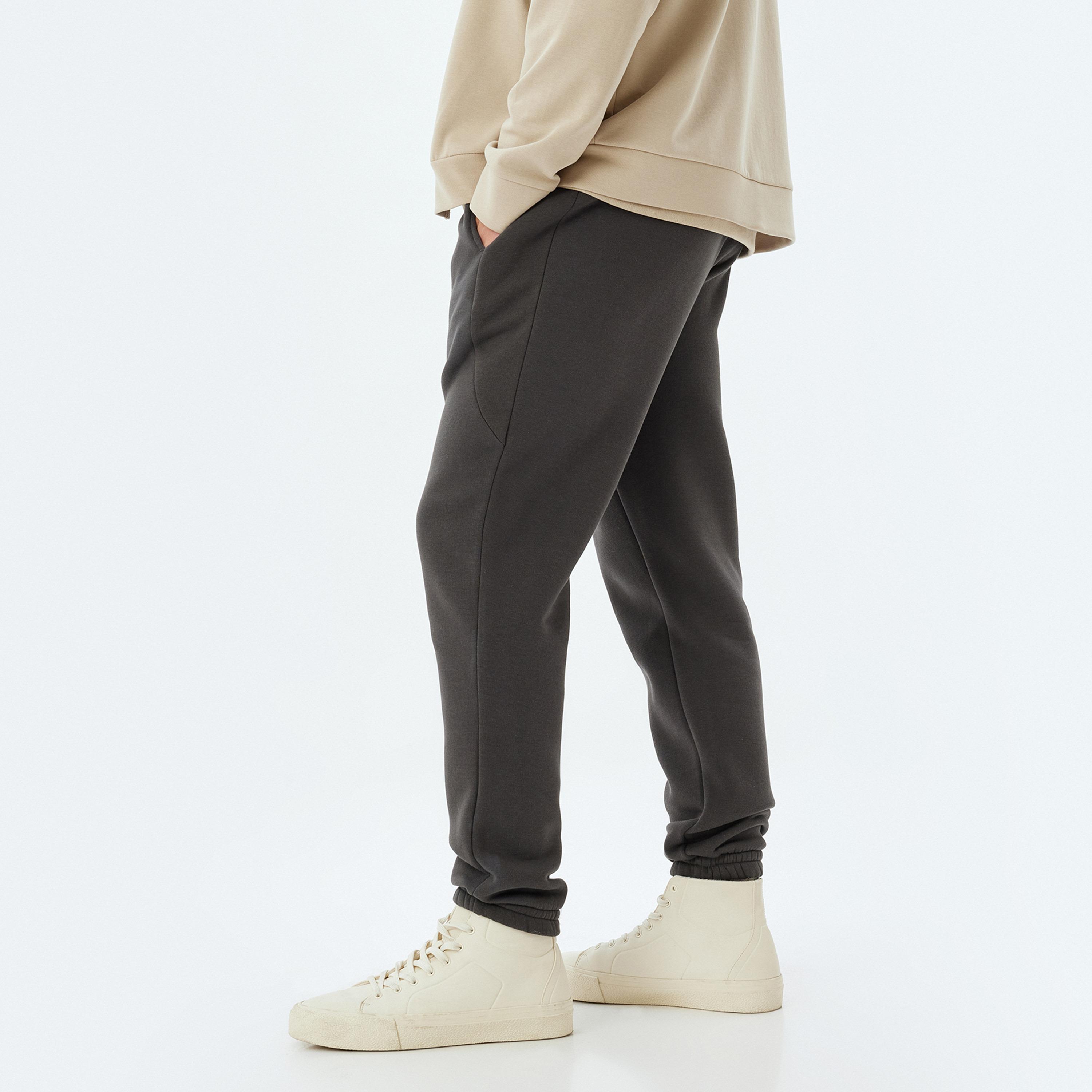 KOTON Plain Drawstring Men's Joggers-men-clothing-bottoms-joggers-image-4