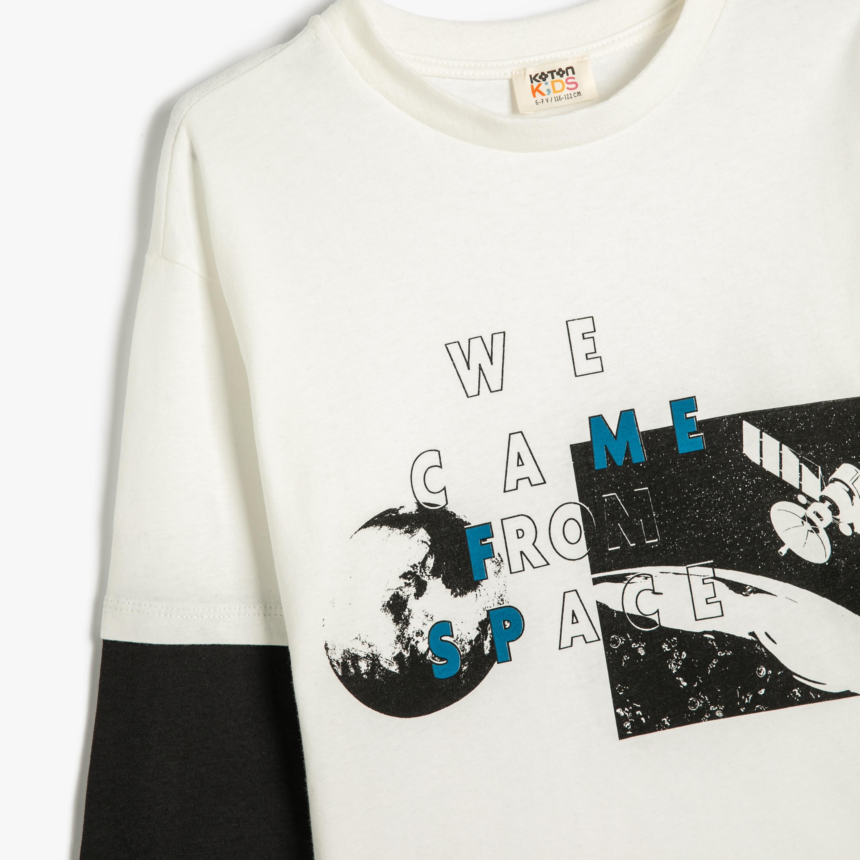 تيشيرت بياقة دائرية وأكمام طويلة، مطبوع من كوتون-boys-clothing-tshirtsandpolos-image-3