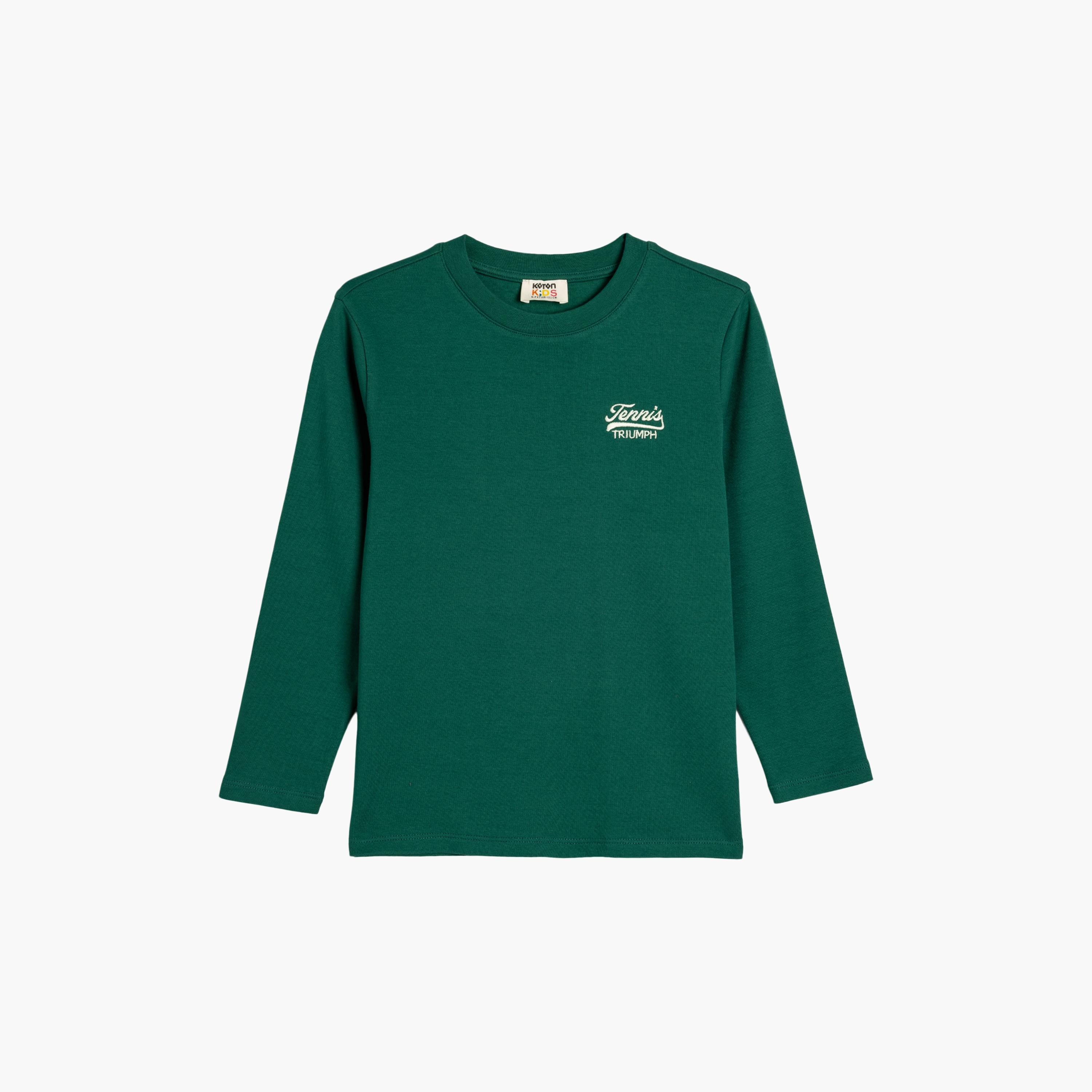 Koton Long Sleeves Solid T-Shirt-boys-clothing-tshirtsandpolos-image-1