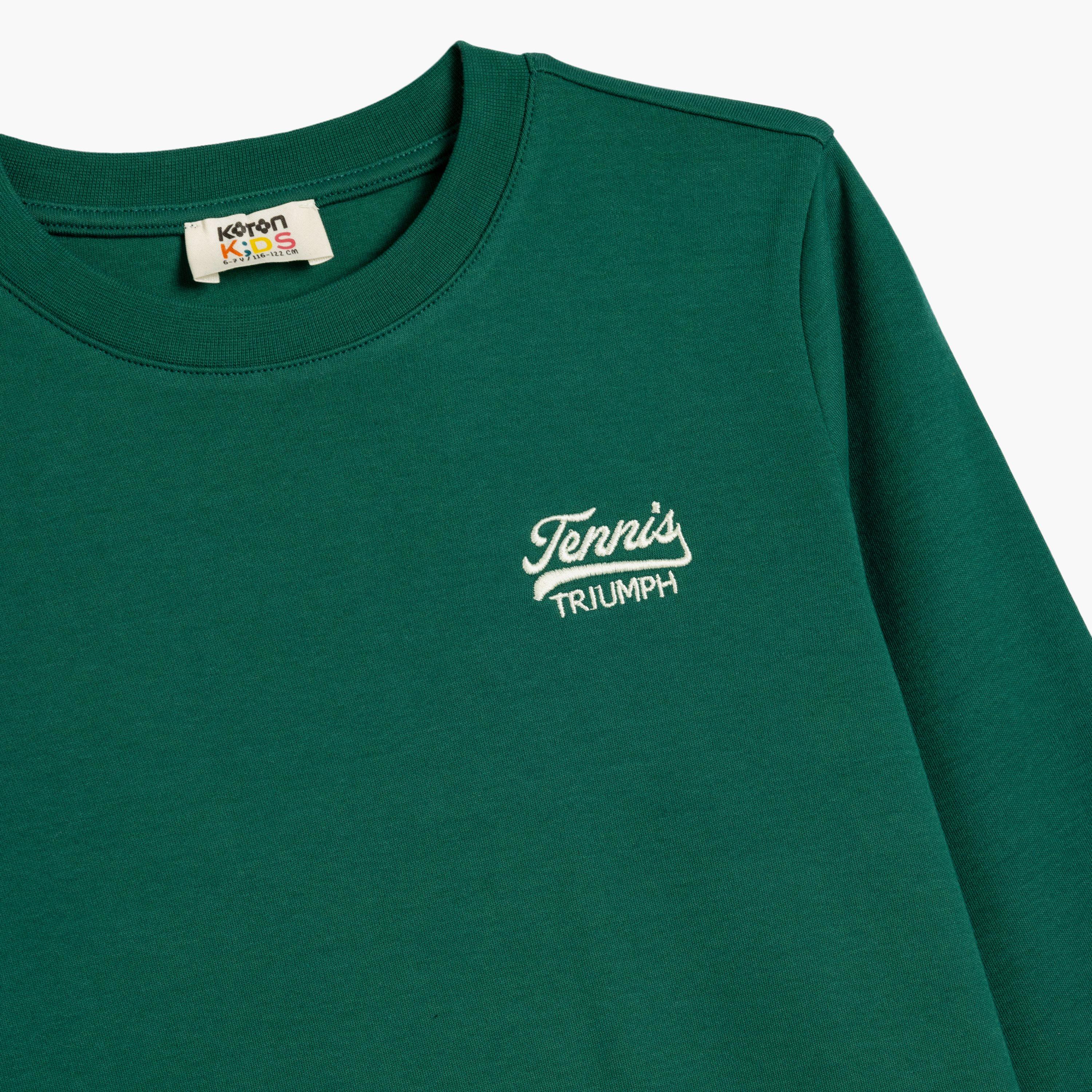 Koton Long Sleeves Solid T-Shirt-boys-clothing-tshirtsandpolos-image-3