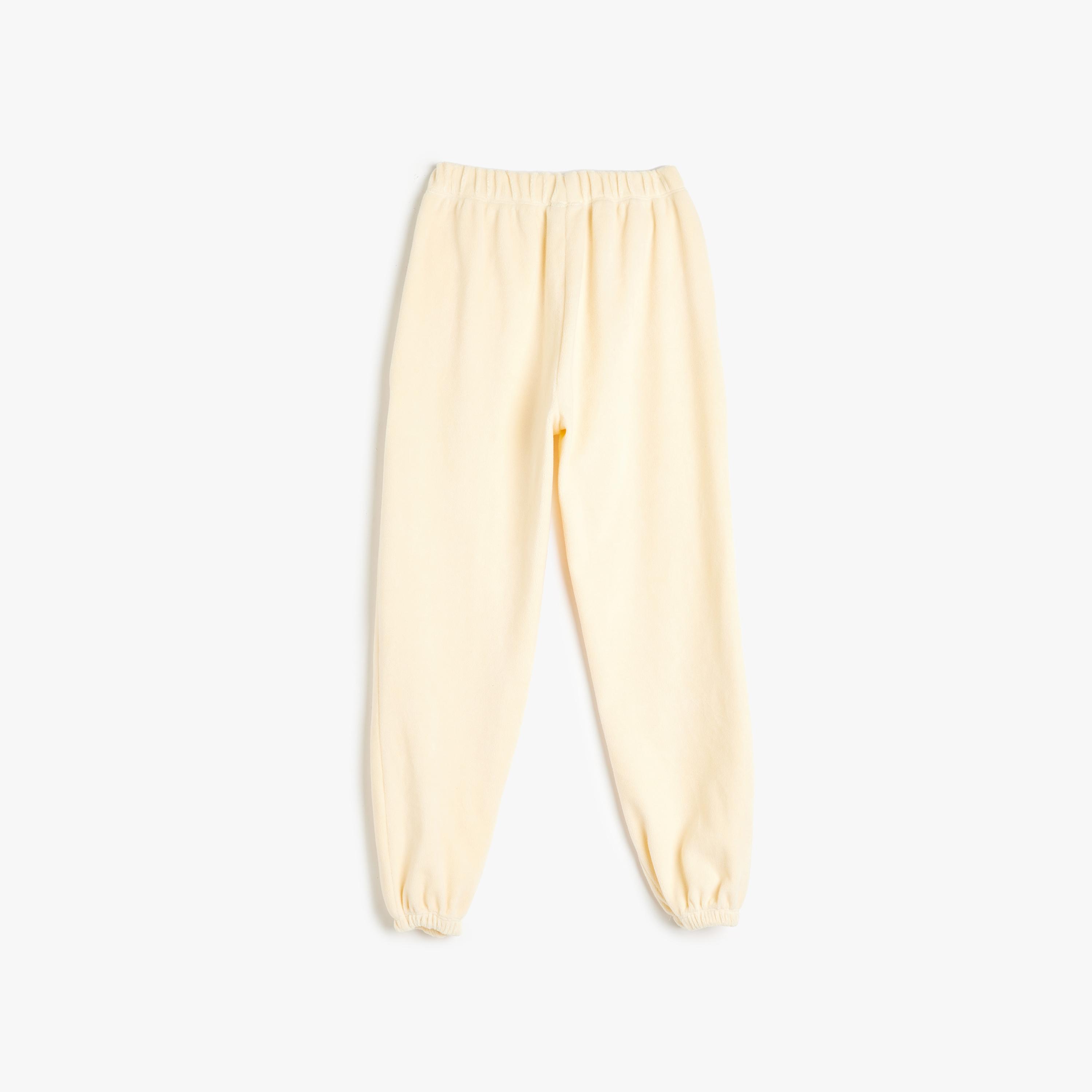 بنطلون رياضي مطاطي سادة من كوتون-girls-clothing-bottoms-joggersandtrackpants-image-2