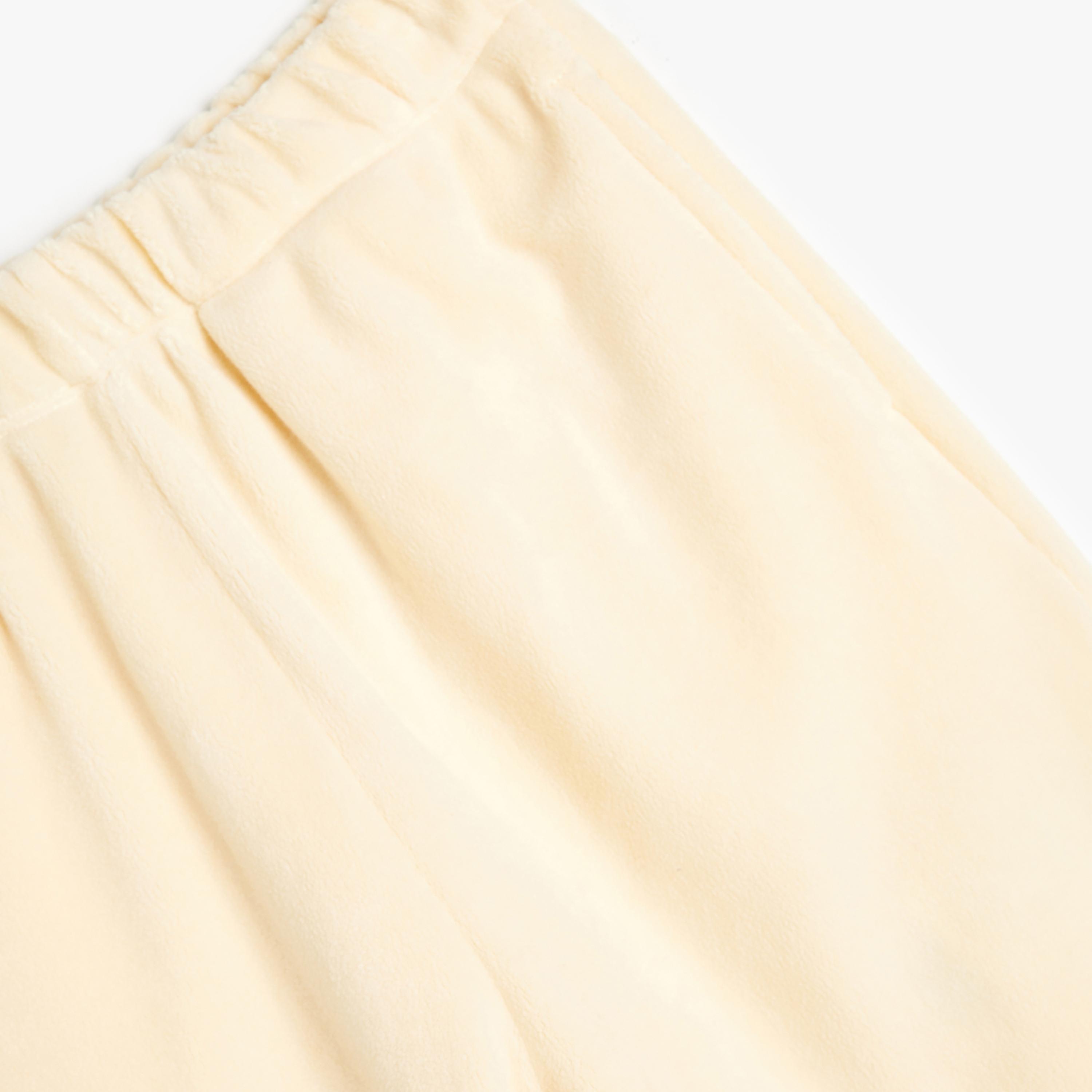 بنطلون رياضي مطاطي سادة من كوتون-girls-clothing-bottoms-joggersandtrackpants-image-3