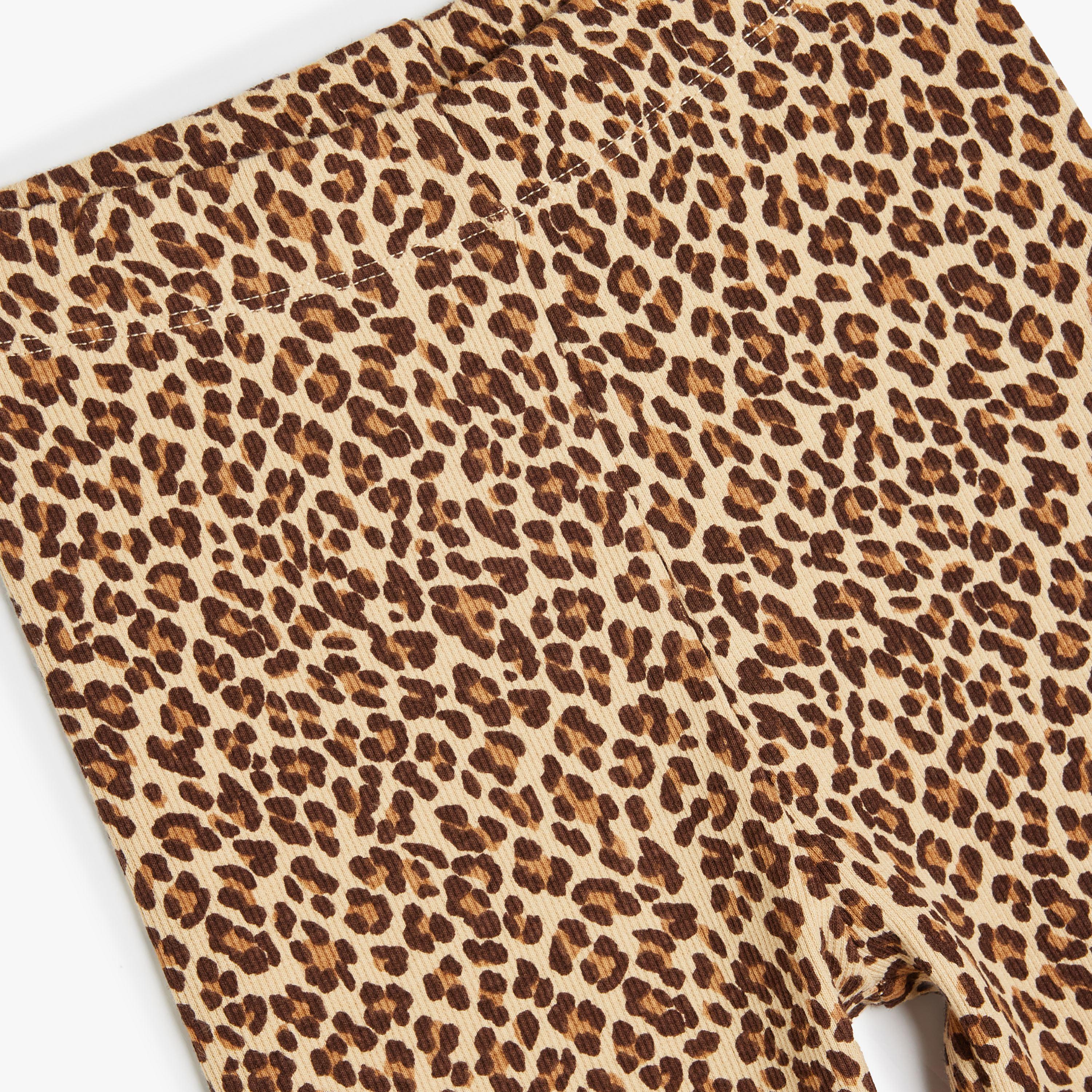 Koton Printed Elasticated Leggings-girls-clothing-bottoms-leggings-image-3