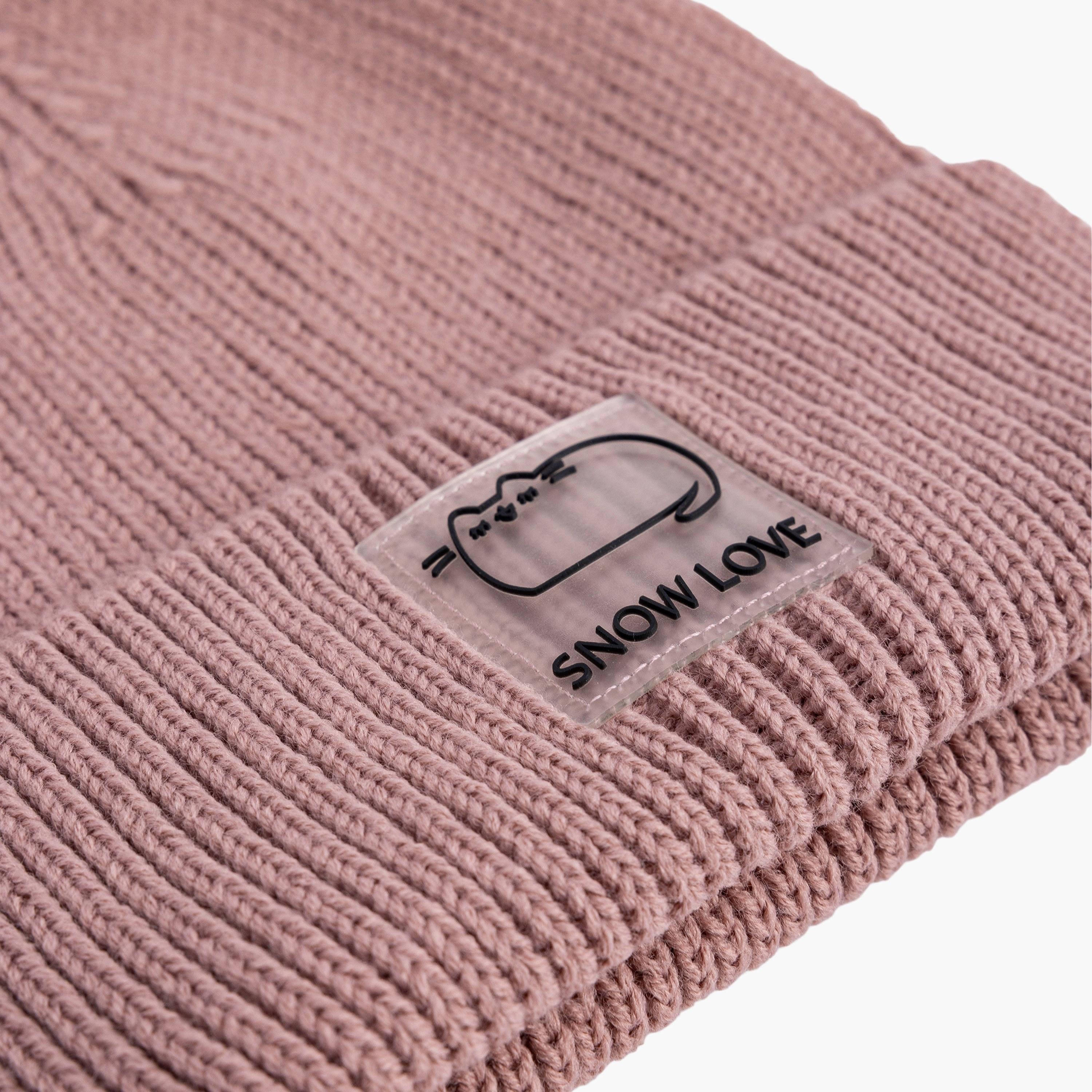 قبعة صغيرة (آيس كاب) مضلعة بطبعة Snow Love من كوتون-girls-accessories-caps-image-3