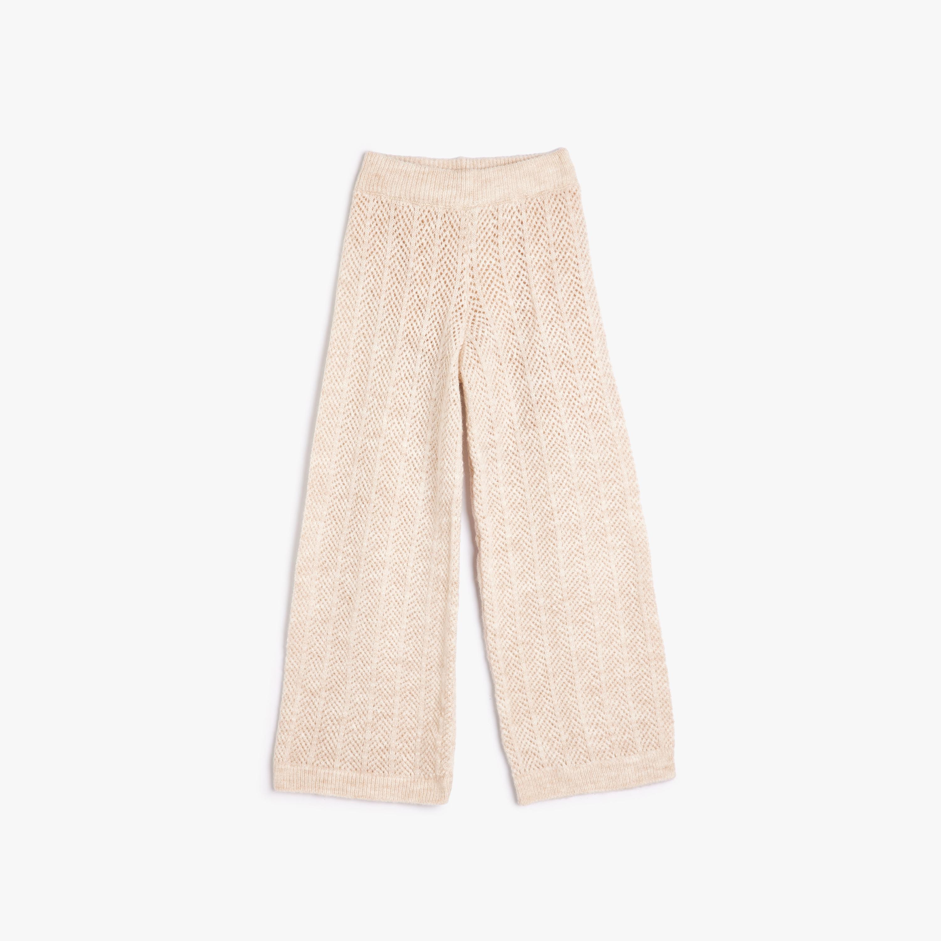 Koton Solid Elasticated Track Pants-girls-clothing-bottoms-trousers-image-1