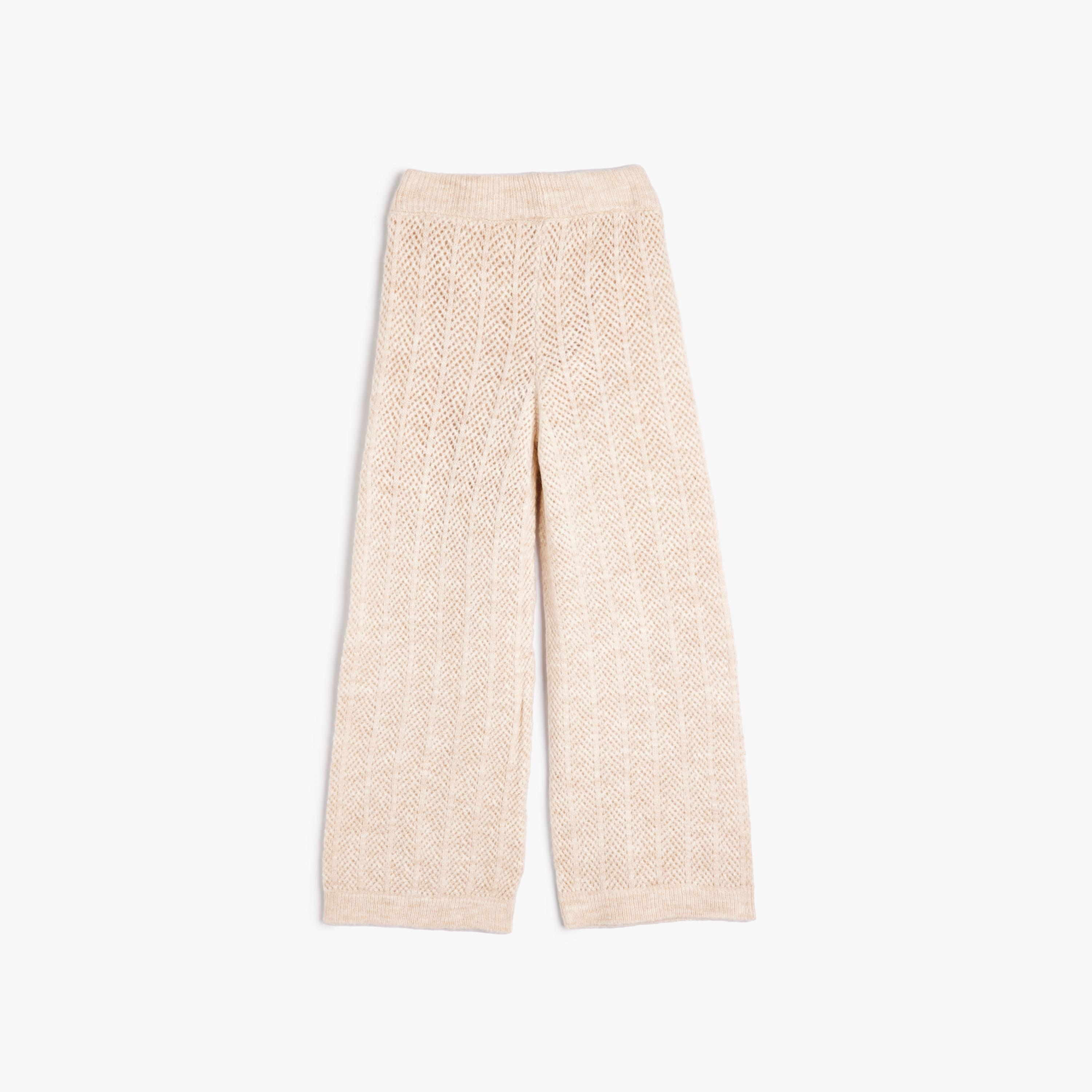 Koton Solid Elasticated Track Pants-girls-clothing-bottoms-trousers-image-2