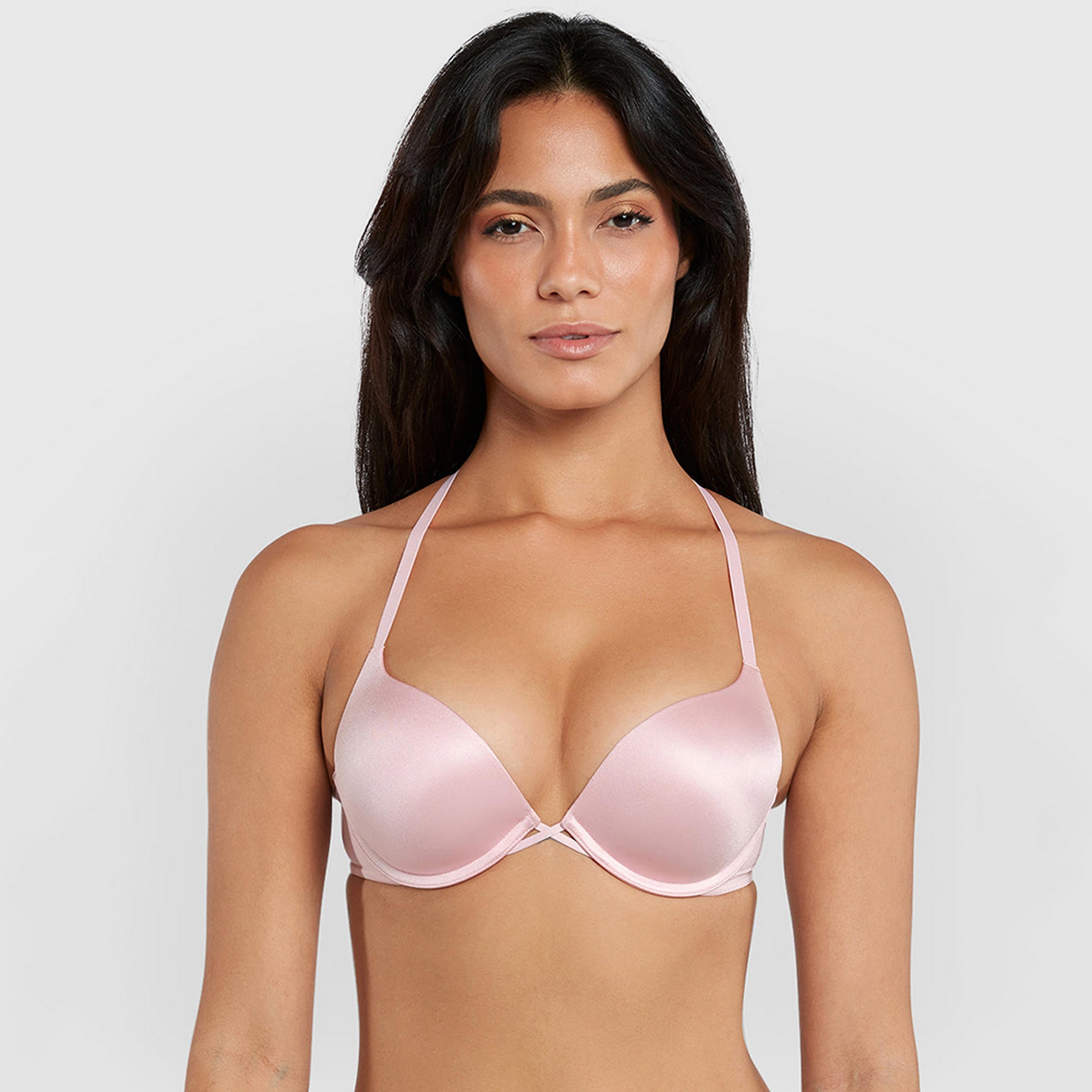 Isla & Evie Obvious Wired High Support Padded Women's Double Push-Up Plunge Bra-women-clothing-lingerie-bras-image-1
