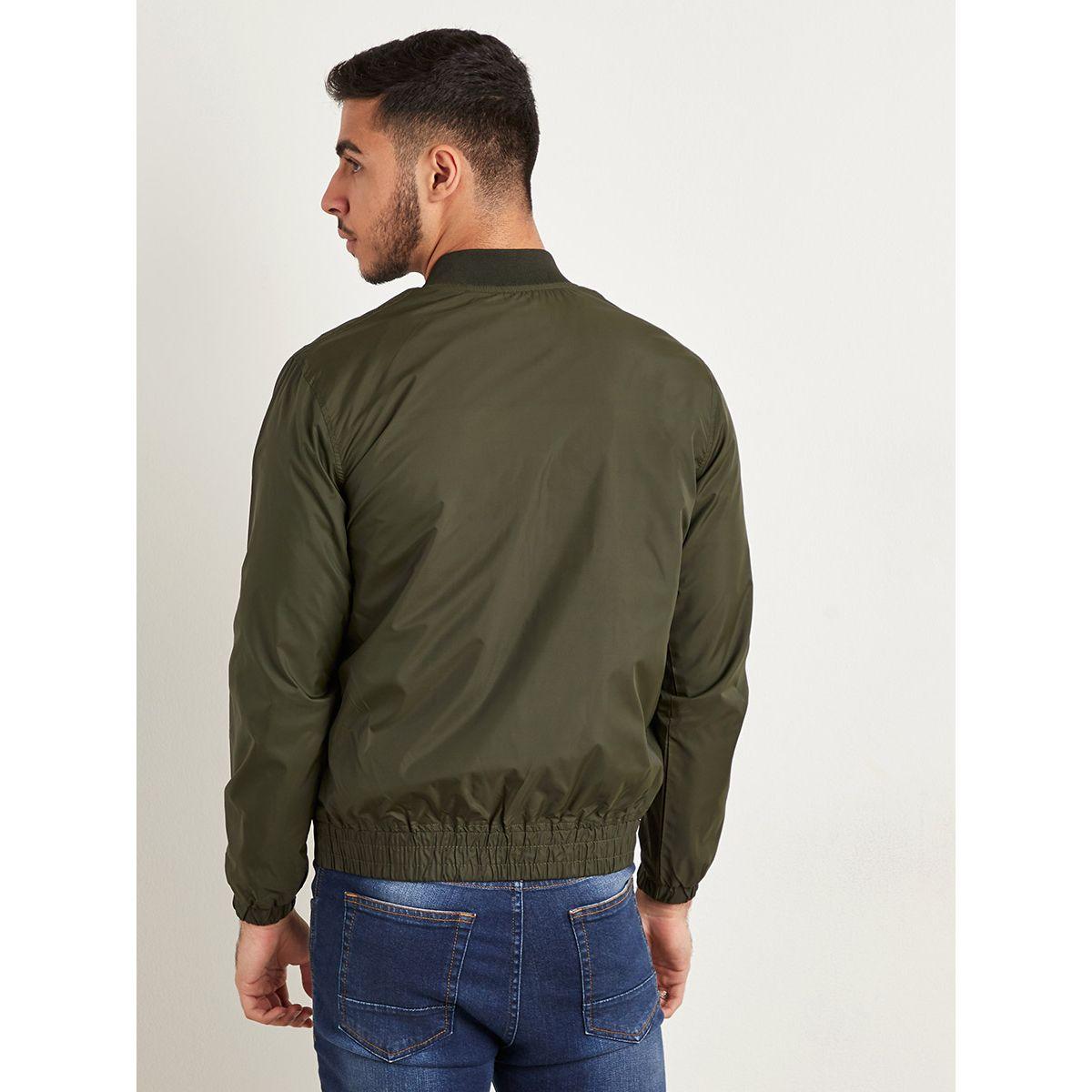 Styli Full Zip Closure Ribbed Hem Jacket-men-clothing-jacketsandblazers-jackets-image-3