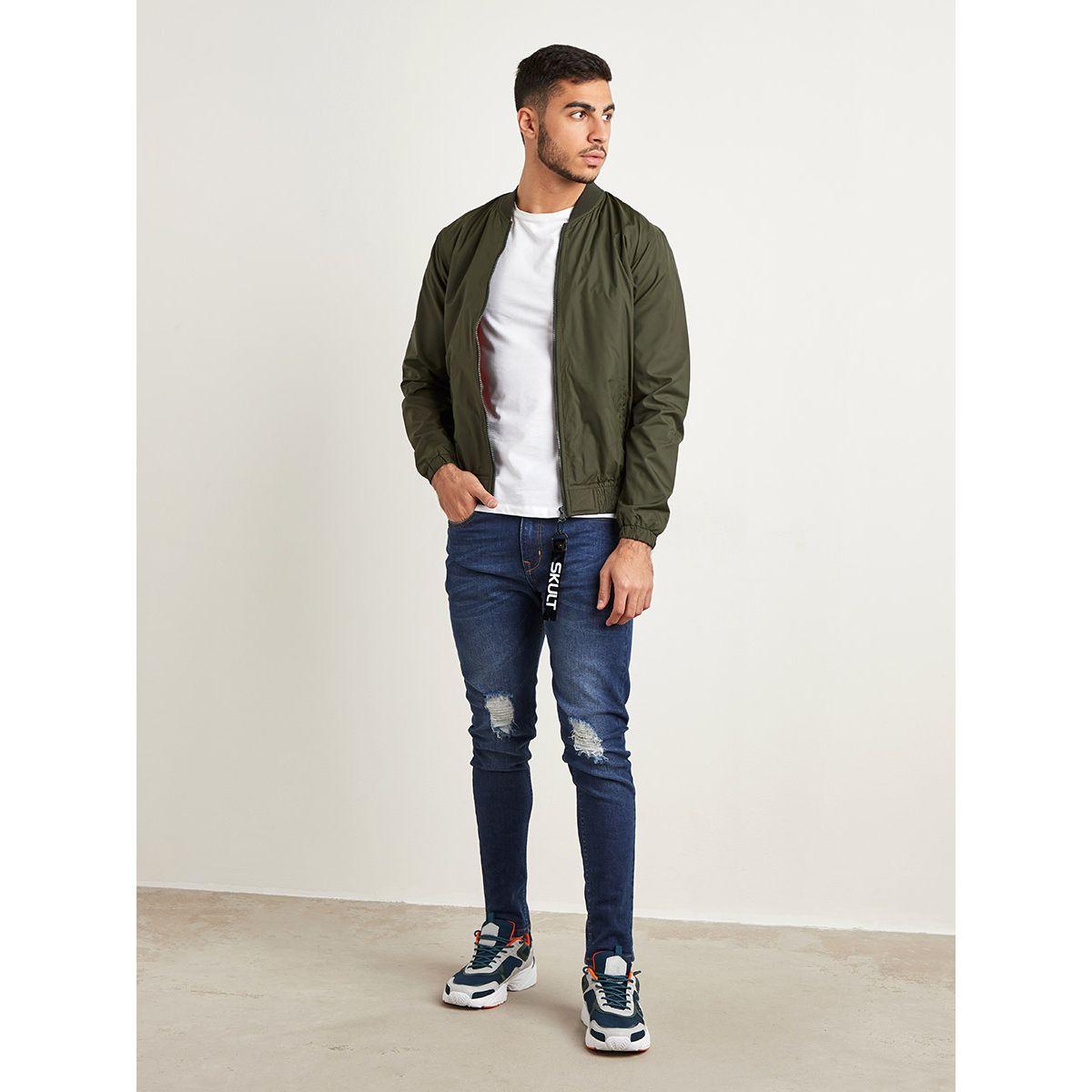 Styli Full Zip Closure Ribbed Hem Jacket-men-clothing-jacketsandblazers-jackets-image-8