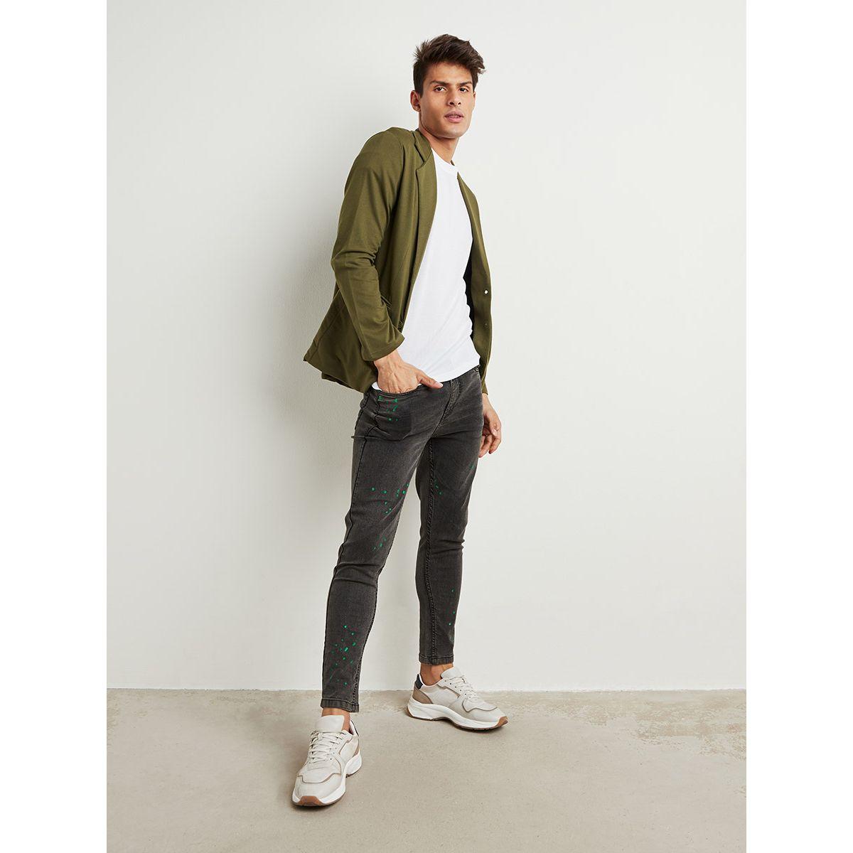 Styli Solid Notch Collar Double Button Blazer-men-winterwear-jacketsandblazers-image-2