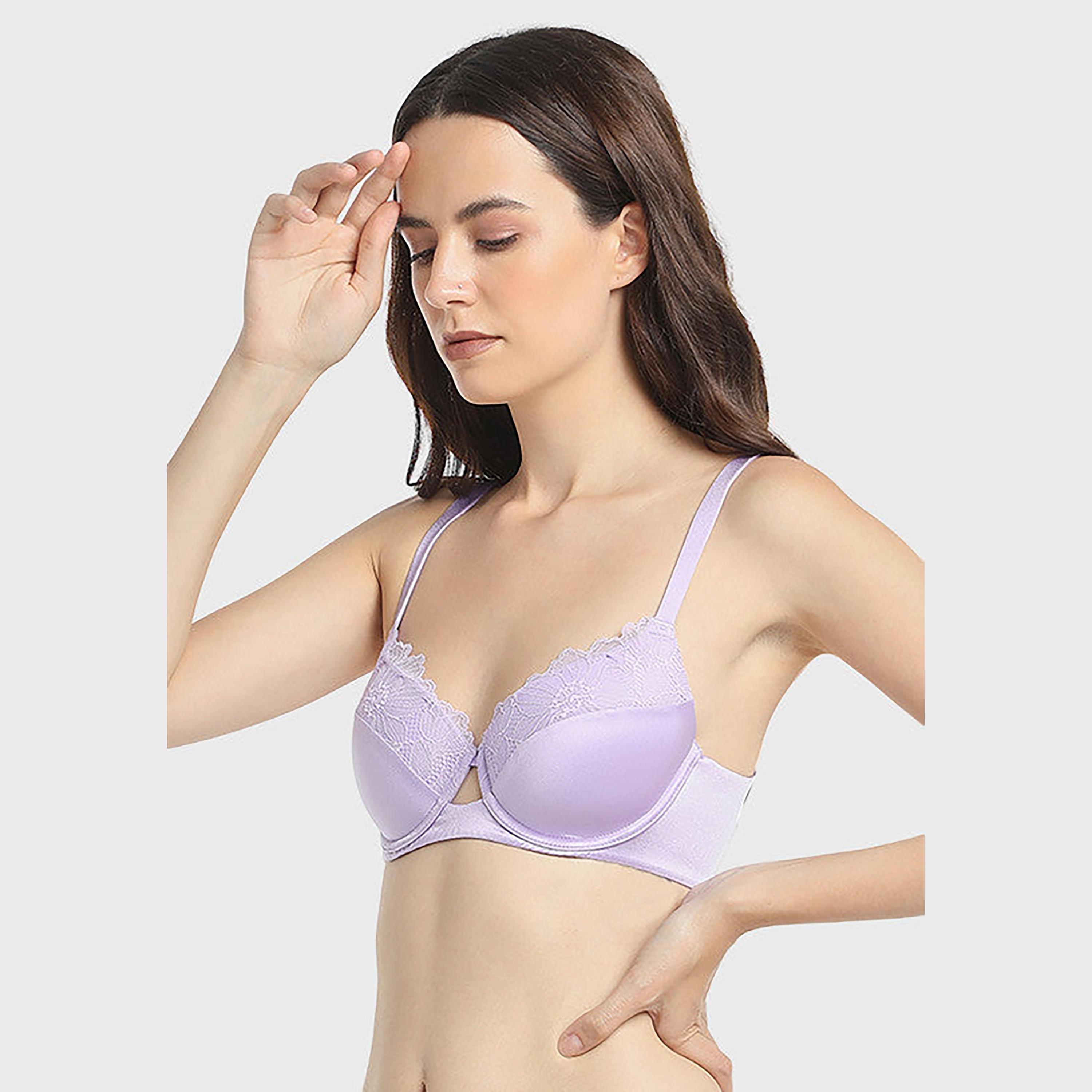 حمالة صدر نسائية بنفسجية غير مبطنة بدون أسلاك لا سينزا-women-clothing-lingerie-bras-image-4