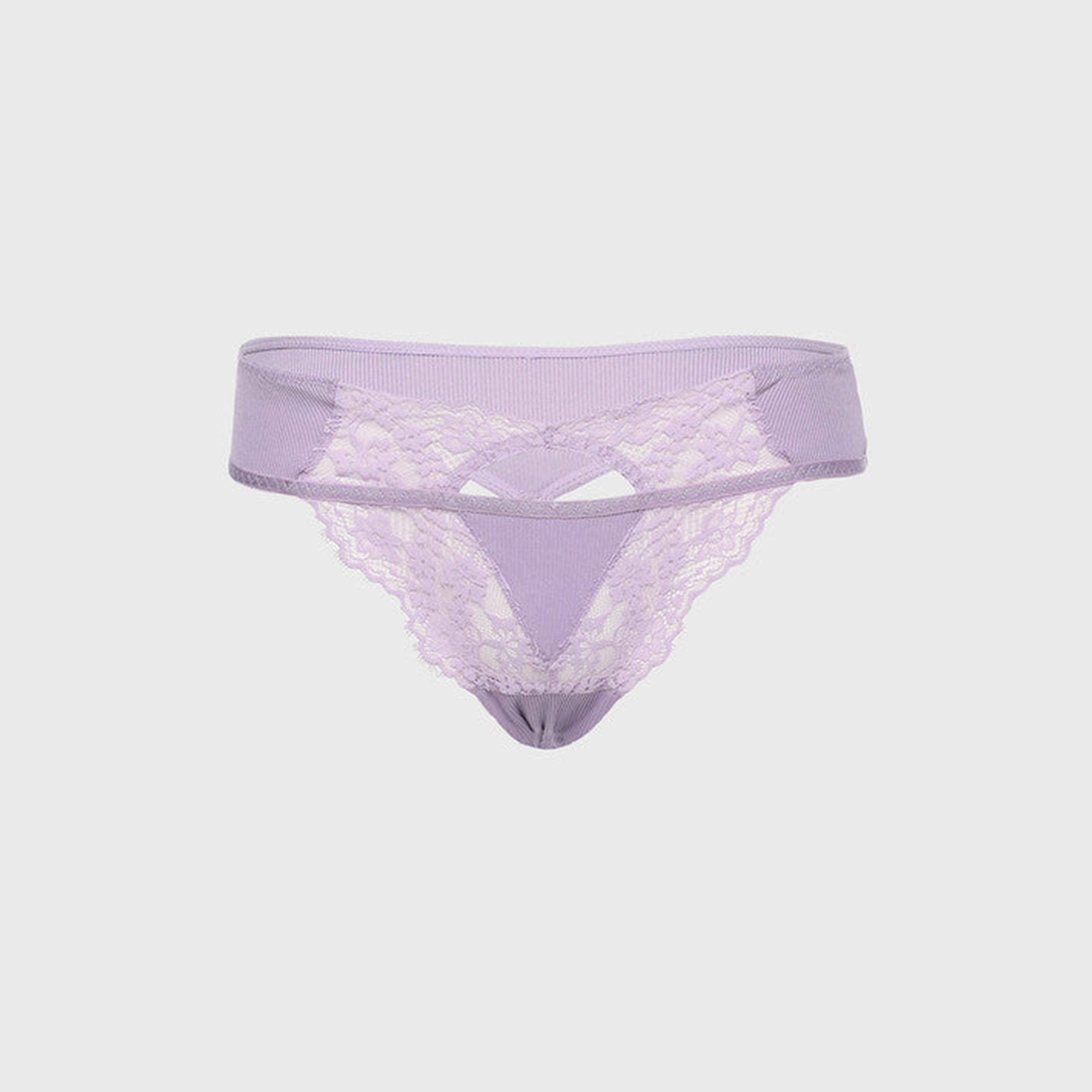 La Senza Low Coverage Purple Women's Costume Panties-women-clothing-lingerie-panties-image-1