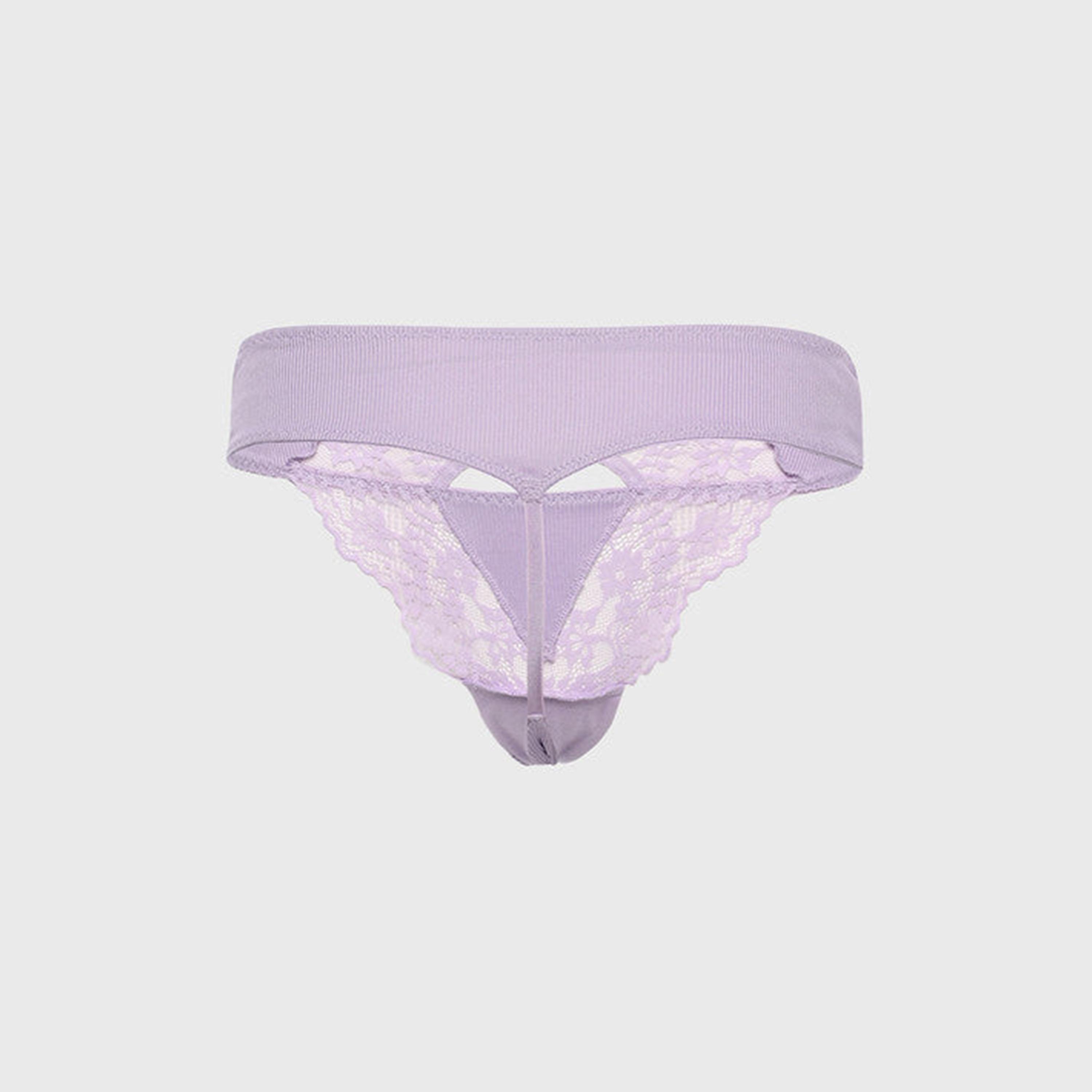 La Senza Low Coverage Purple Women's Costume Panties-women-clothing-lingerie-panties-image-2