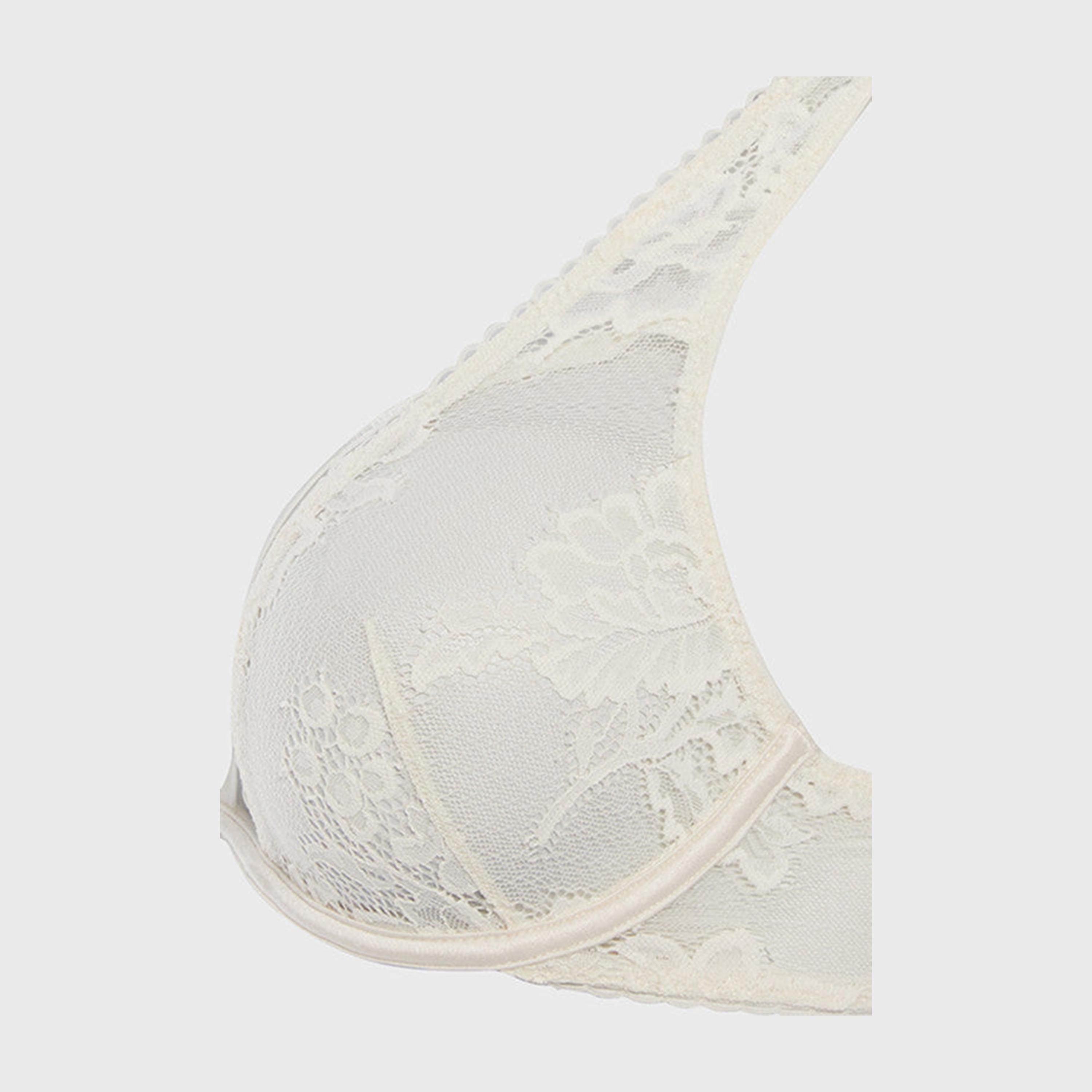 حمالة صدر نسائية كريمي غير مبطنة بدون أسلاك من La Senza-women-clothing-lingerie-bras-image-2