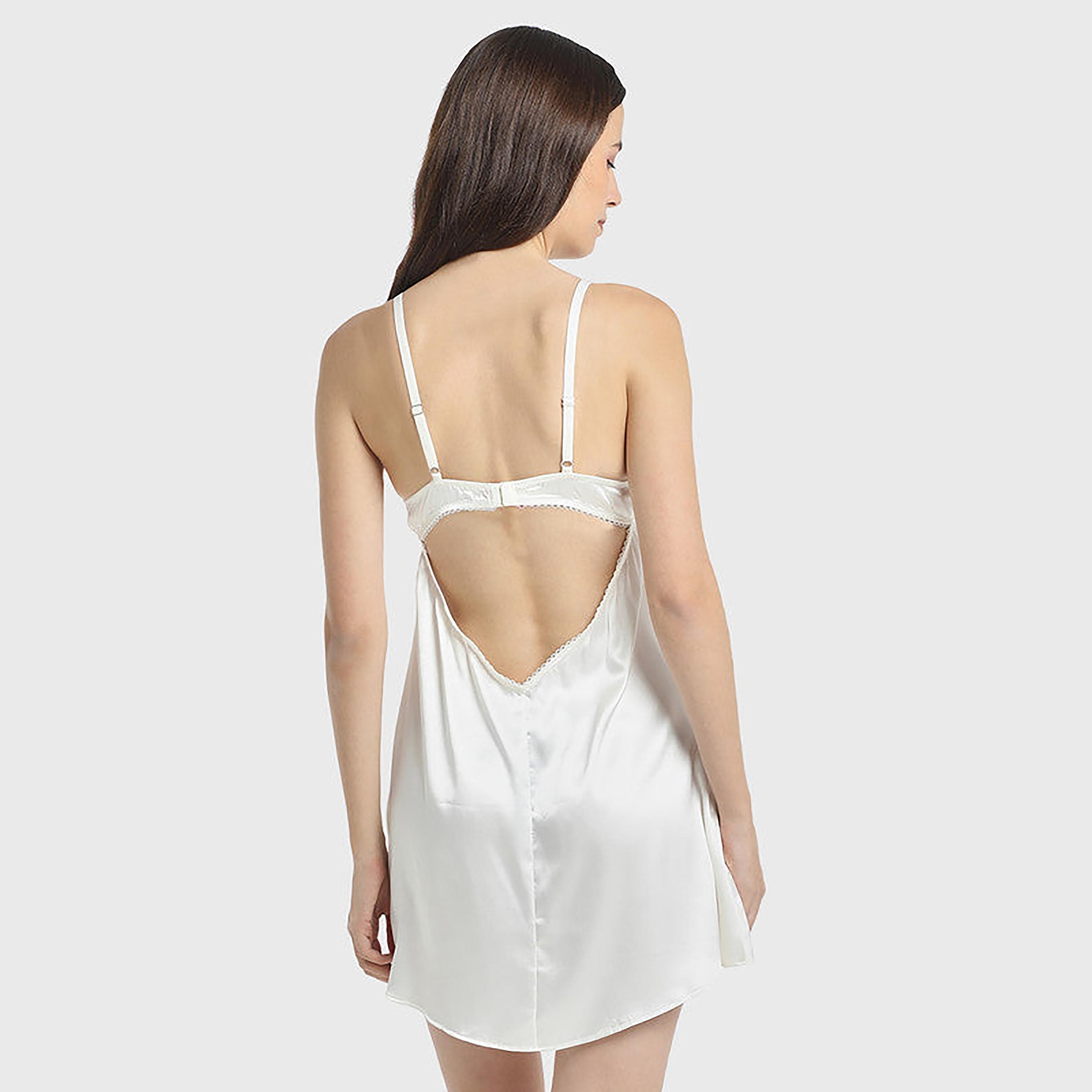 أحزمة الكتف بتفصيل لا سينزا فستان نوم نسائي بلا أكمام-women-clothing-nightwear-nighties-image-5