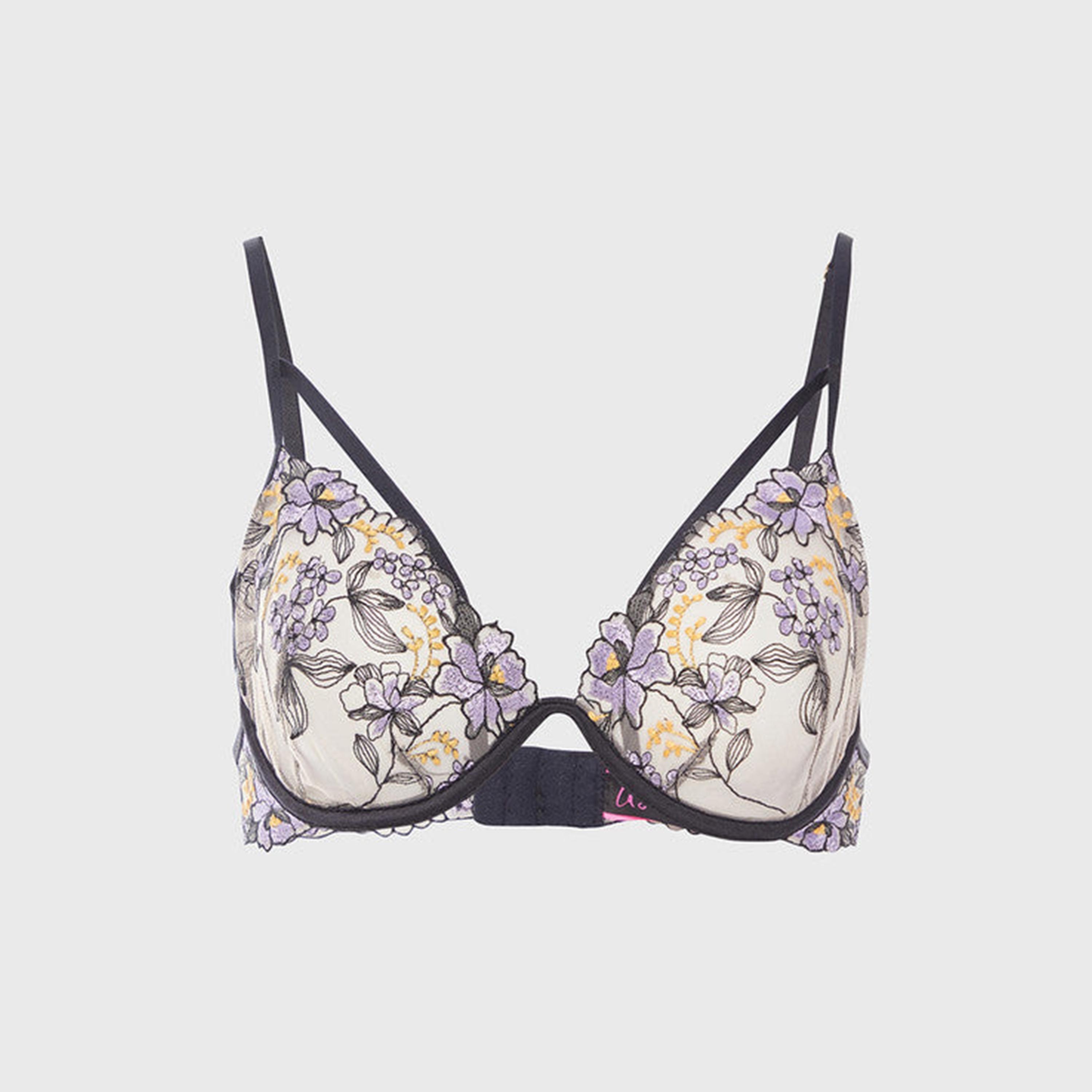 حمالة صدر نسائية متعددة غير مبطنة بدون أسلاك لدي نصف صدر نسائي-women-clothing-lingerie-bras-image-1