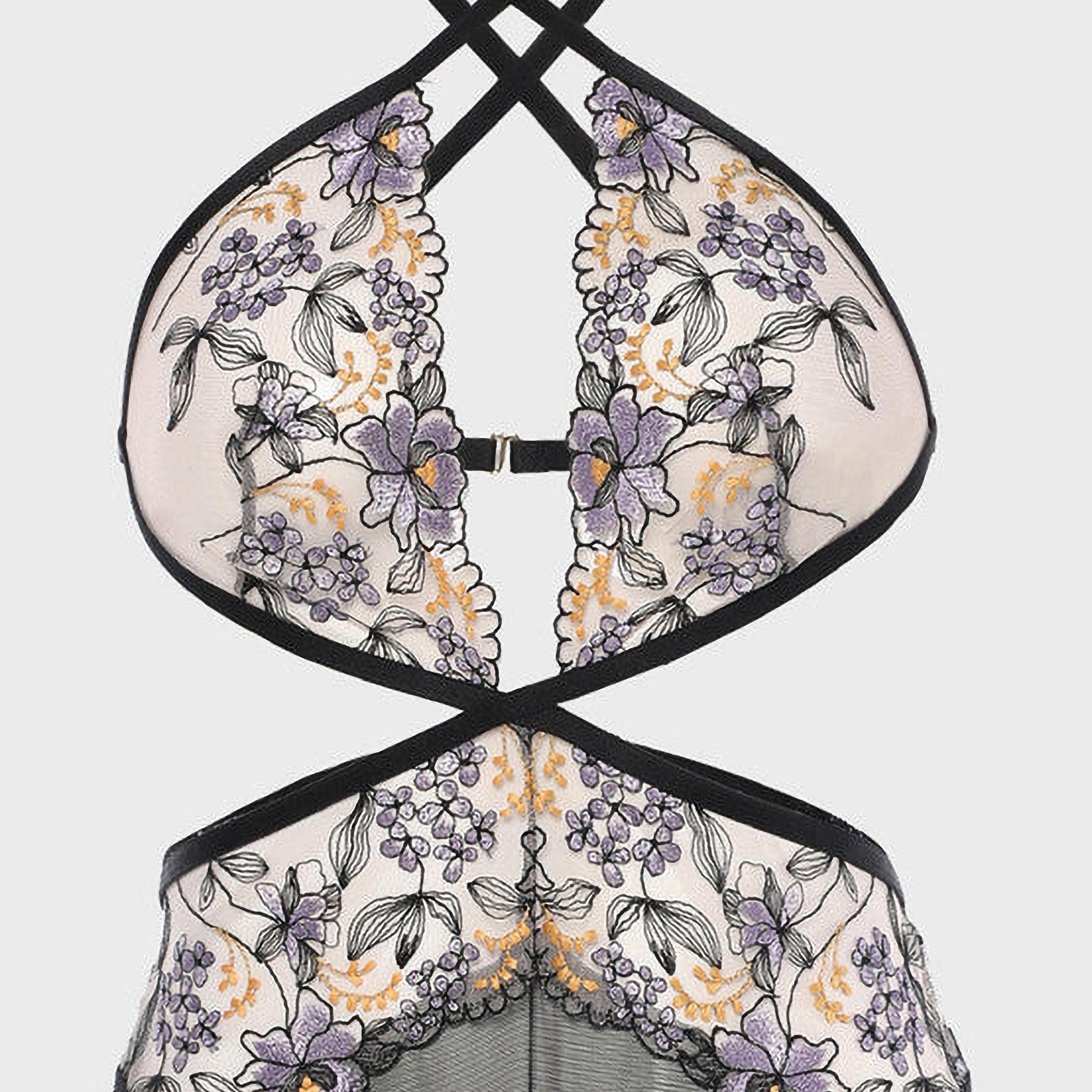 بدلة لامبيديا السوداء غير المبطنة بدون أسلاك-women-clothing-lingerie-corsets-image-2