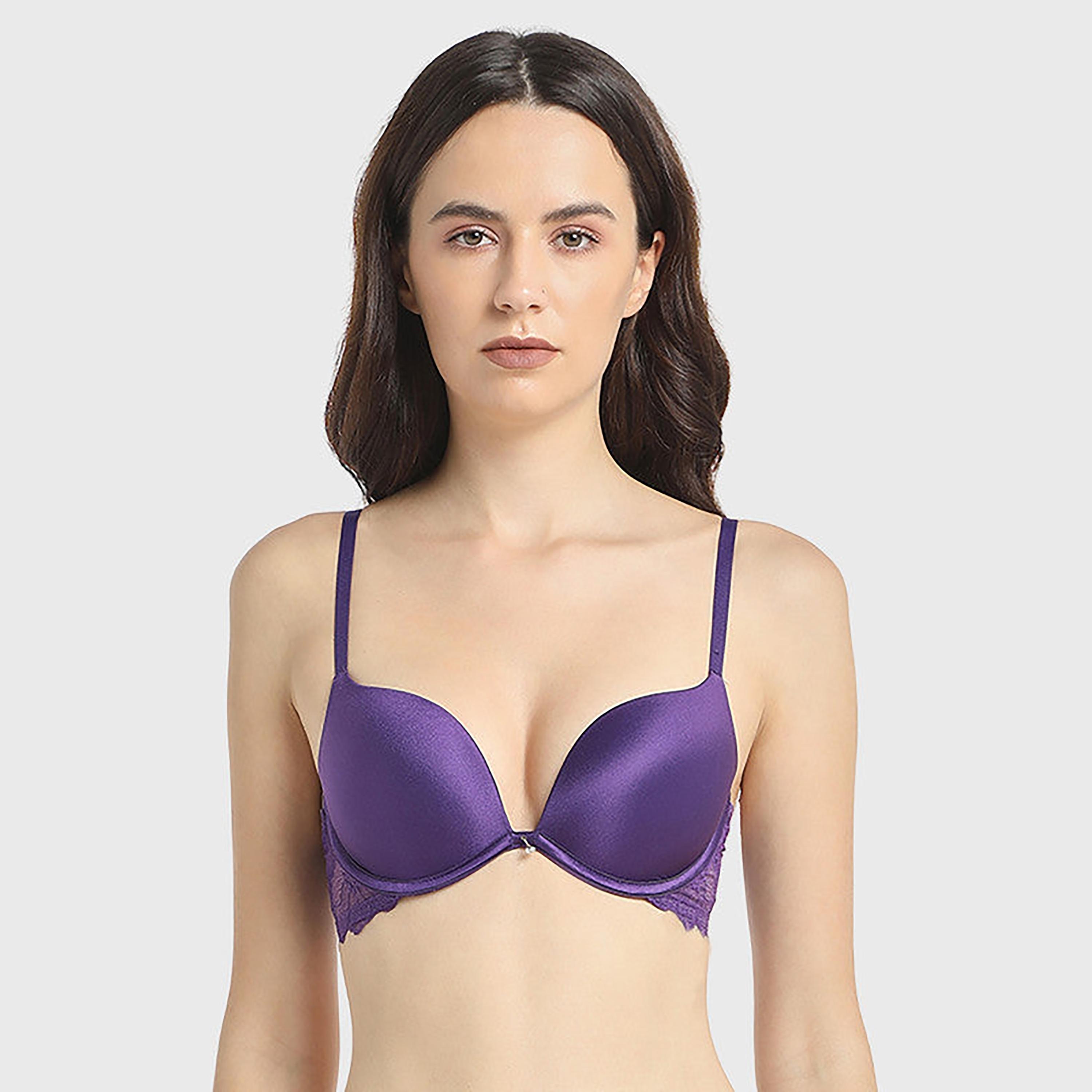 حمالة صدر نسائية بنفسجية بدون بطانة بدون أسلاك من La Senza-women-clothing-lingerie-bras-image-1