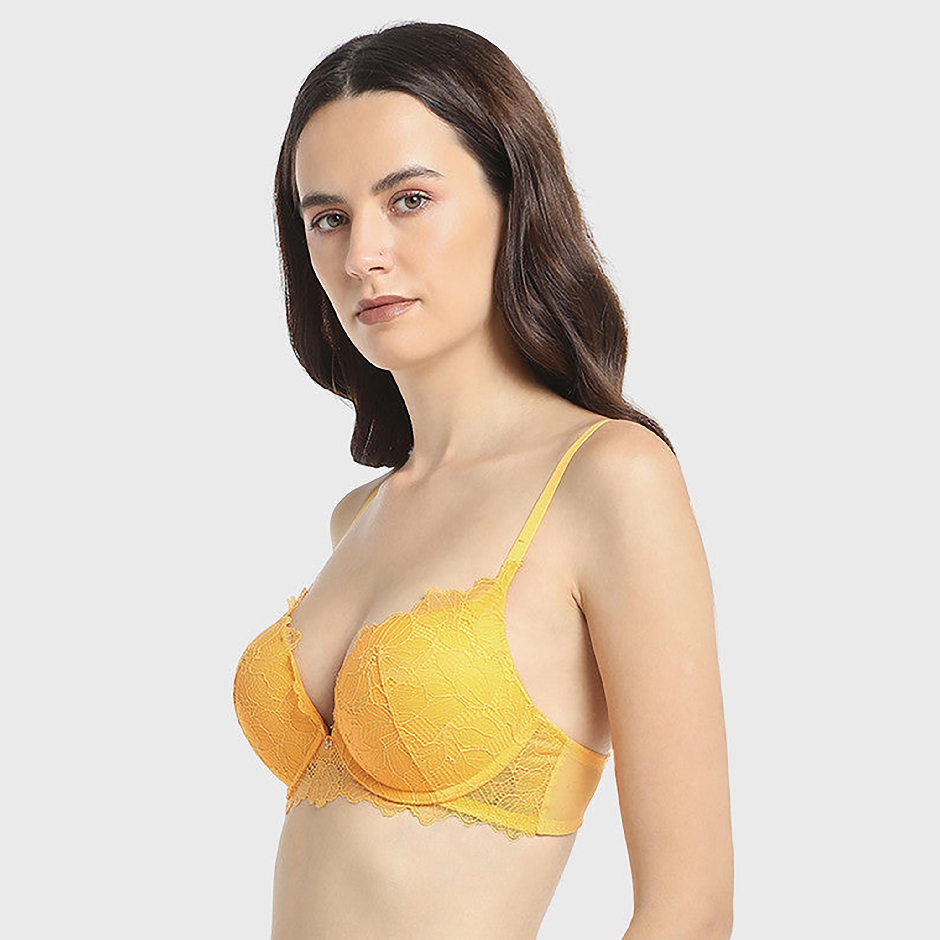 حمالة صدر لا سينزا بدون بطانة بدون أسلاك دفع مزدوج مانجو صنست بلونج نسائي-women-clothing-lingerie-bras-image-4