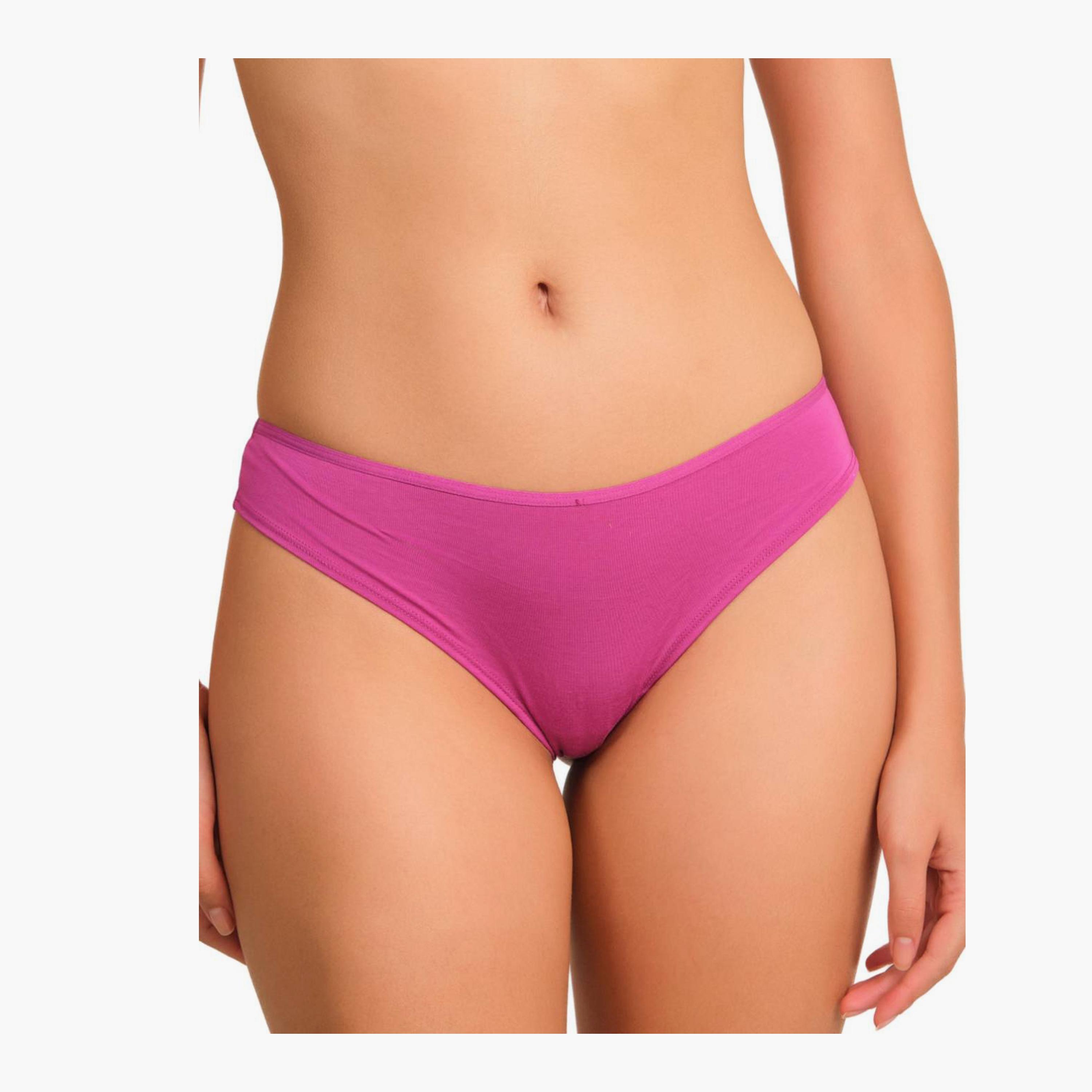 La Senza Ultrasoft Low Coverage Women's Thongs-women-clothing-lingerie-panties-image-1