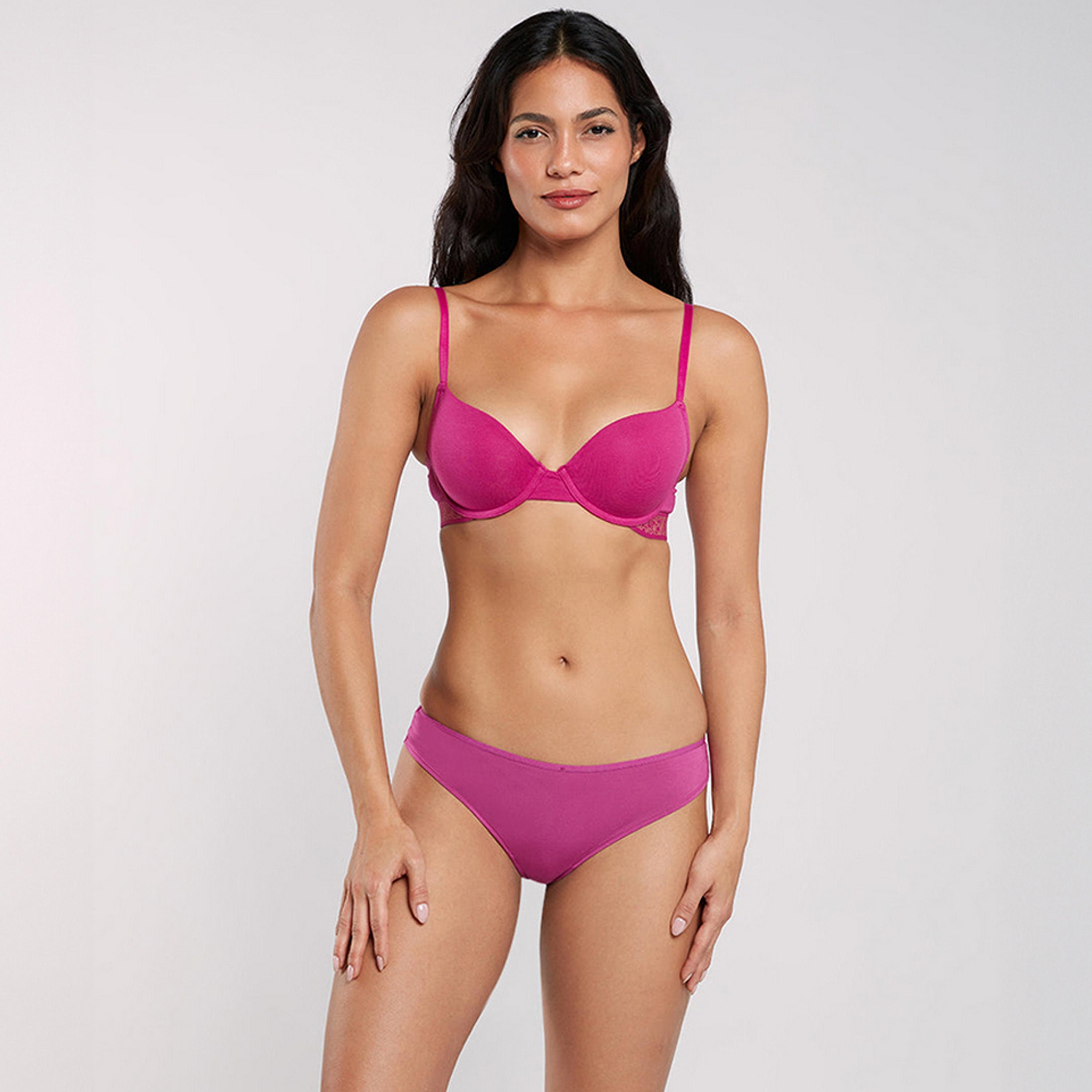 La Senza Ultrasoft Modal Low Coverage Women's Thongs-women-clothing-lingerie-panties-image-2