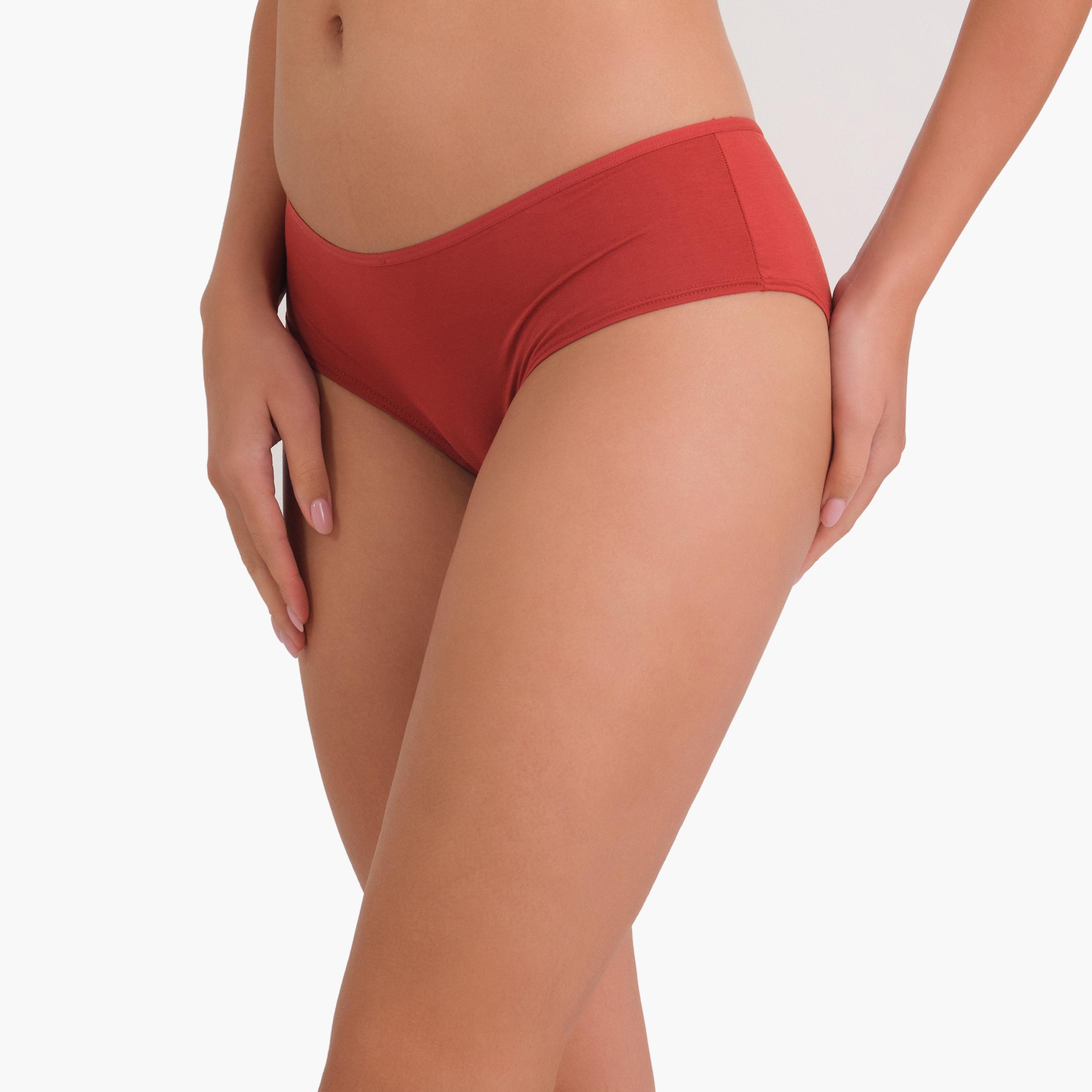 سراويل داخلية نسائية هي بستر فائقة النعومة بتغطية كاملة من لا سنزا-women-clothing-lingerie-panties-image-2