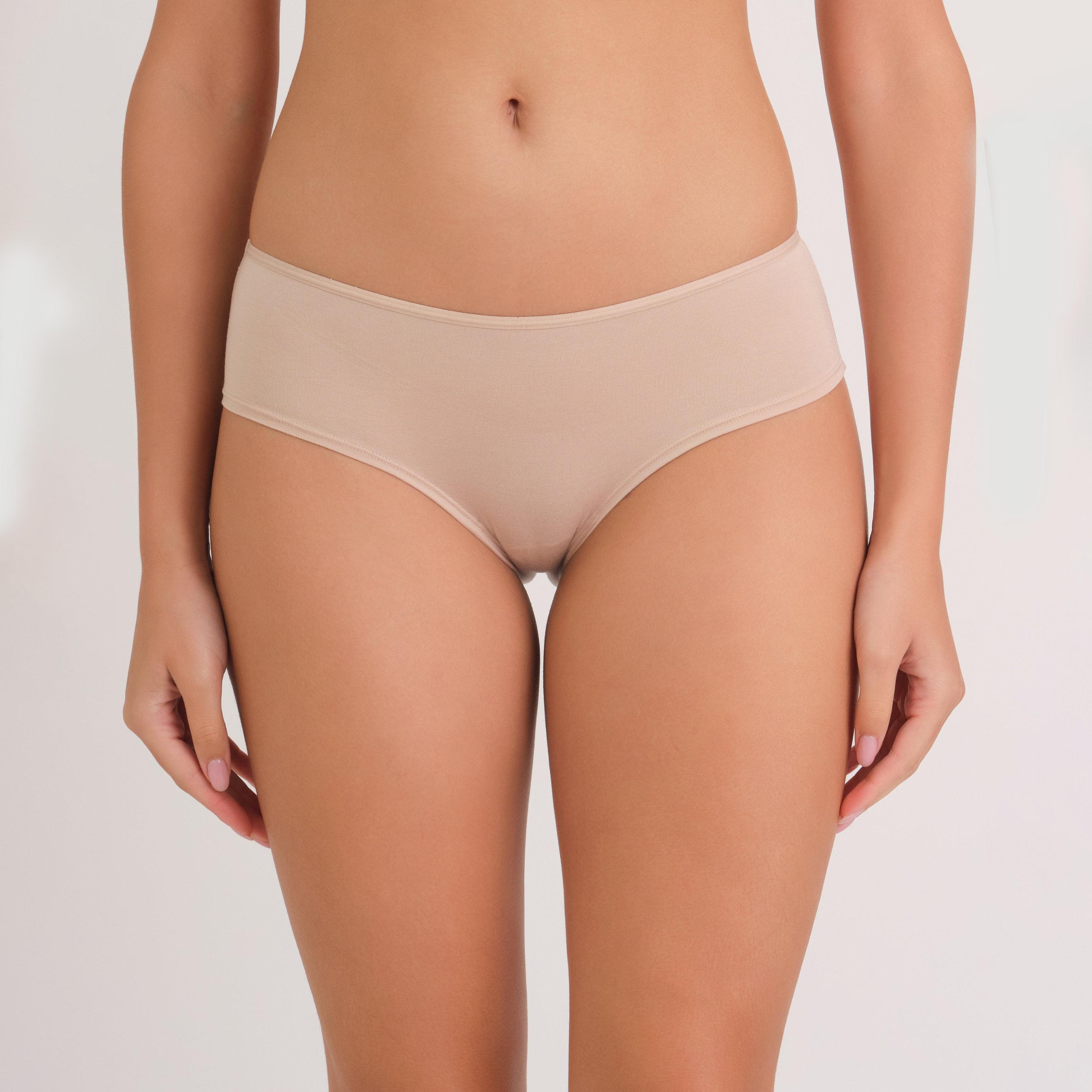 سروال داخلي نسائي هيبيستر بتغطية متوسطة، مودال فائق النعومة من لا سنزا-women-clothing-lingerie-panties-image-1