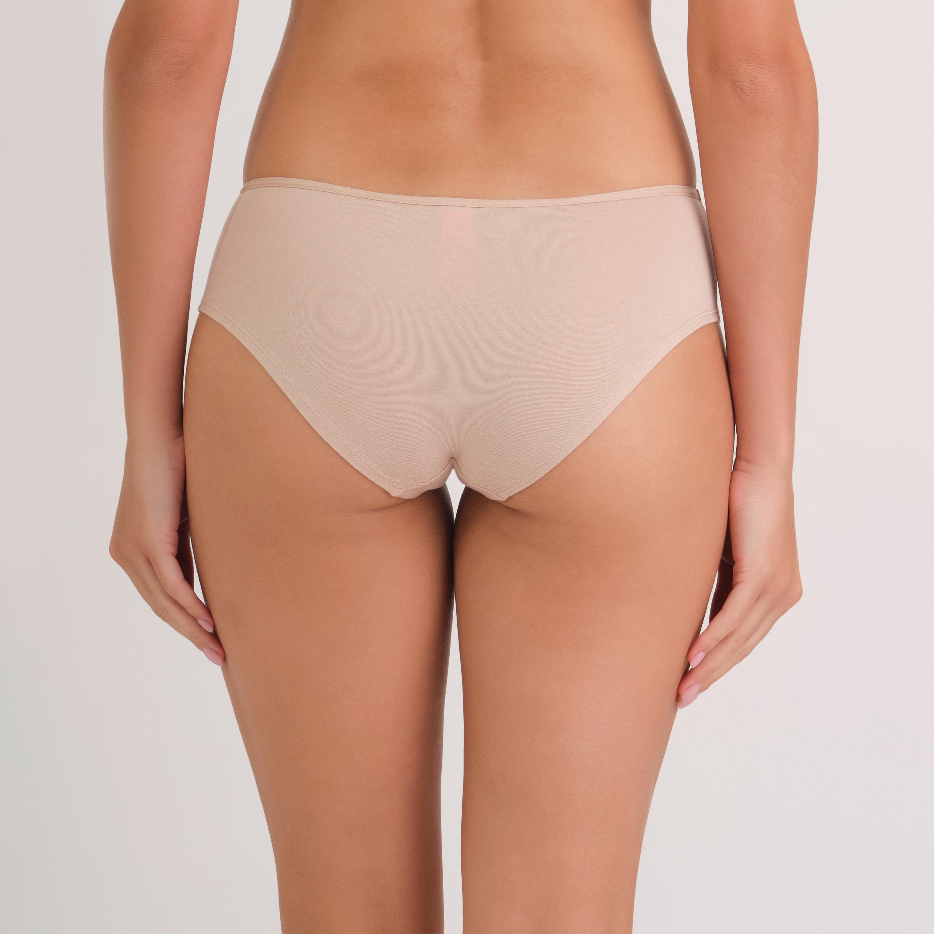 سروال داخلي نسائي هيبيستر بتغطية متوسطة، مودال فائق النعومة من لا سنزا-women-clothing-lingerie-panties-image-3