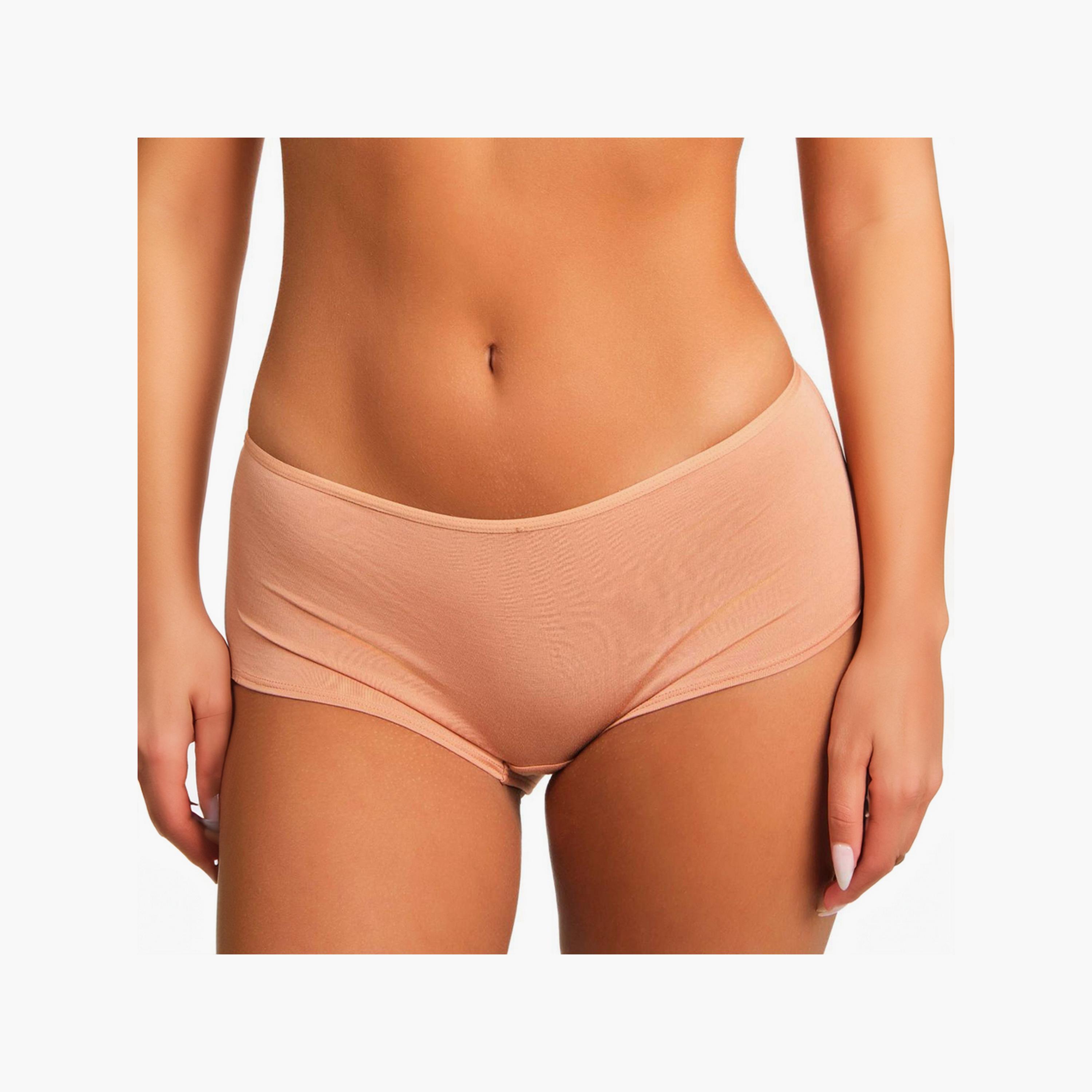 سروال داخلي بوي شورت بتغطية كاملة للنساء ألتراسوفست من لا سينزا-women-clothing-lingerie-panties-image-5