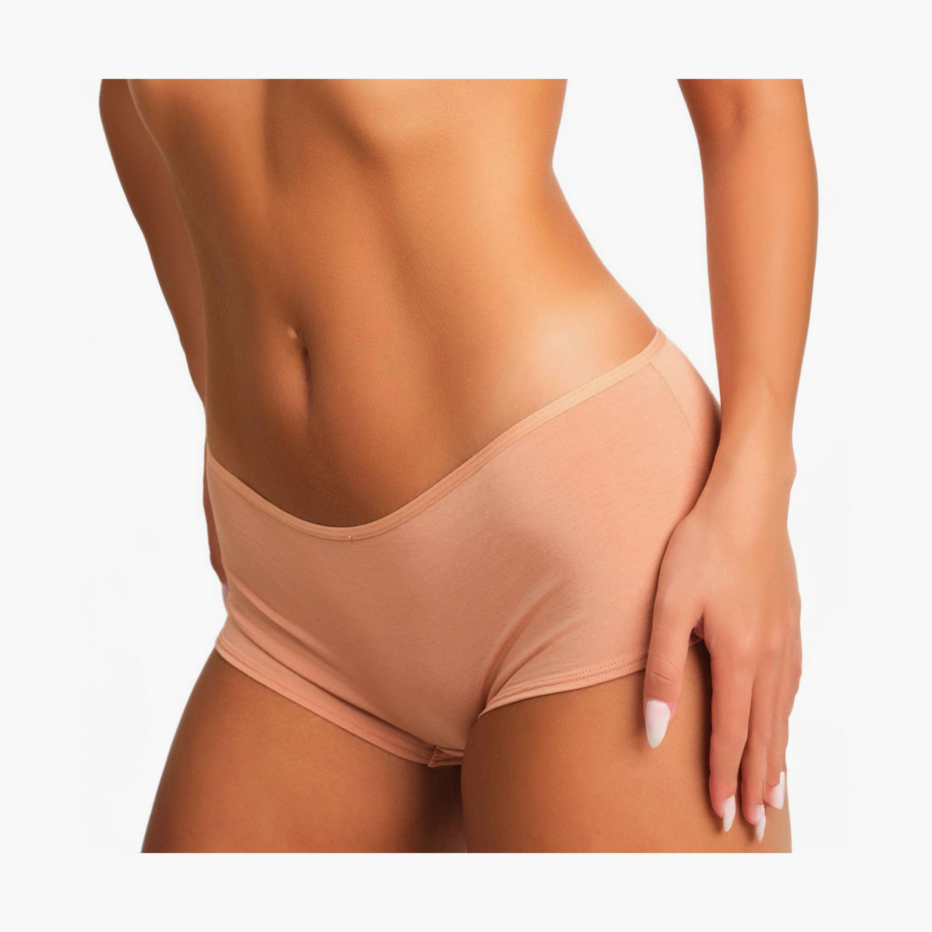 سروال داخلي بوي شورت بتغطية كاملة للنساء ألتراسوفست من لا سينزا-women-clothing-lingerie-panties-image-6