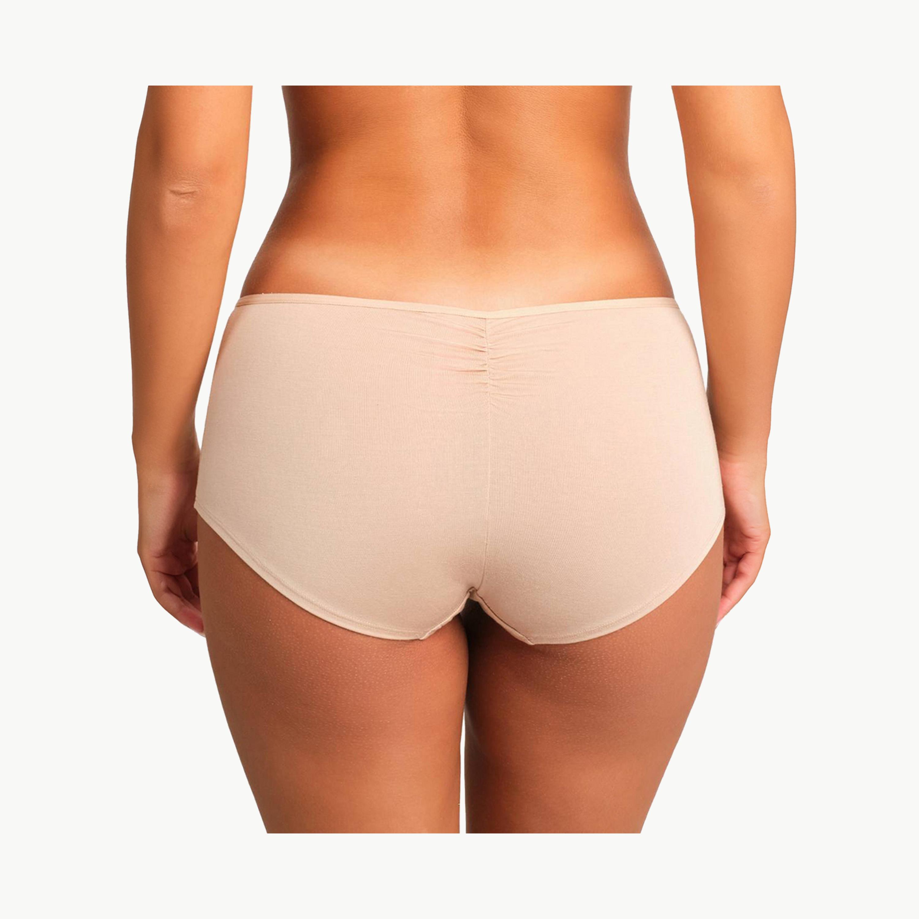 سروال داخلي بوي شورت بتغطية كاملة للنساء ألتراسوفست من لا سينزا-women-clothing-lingerie-panties-image-3
