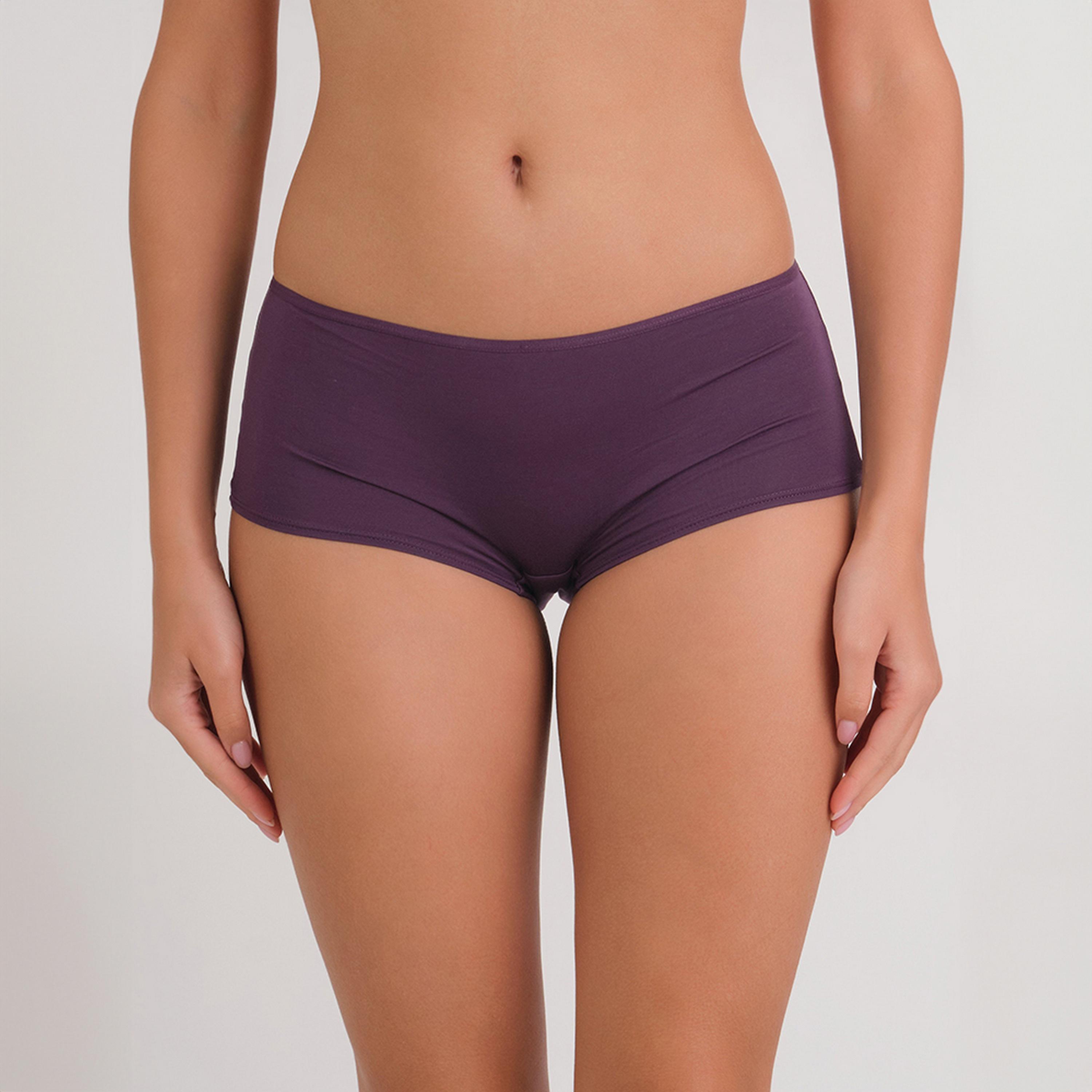 سروال داخلي بوي شورت بتغطية كاملة للنساء ألتراسوفست من لا سينزا-women-clothing-lingerie-panties-image-13