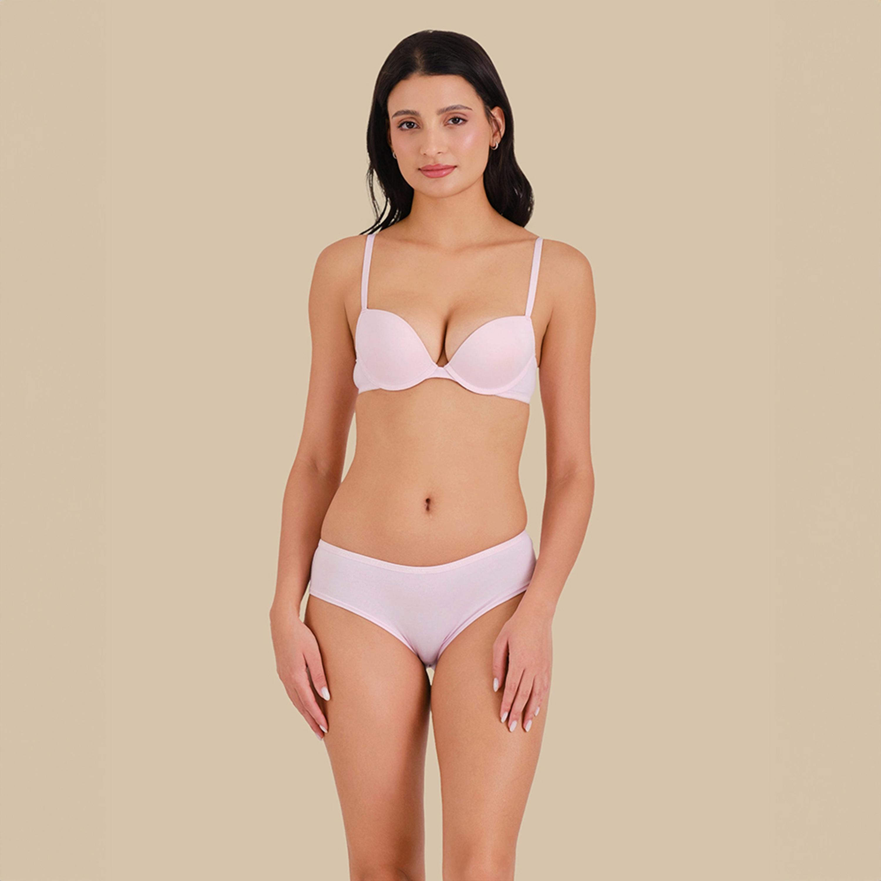 حمالة صدر بلانج نسائية مبطنة بدعم متوسط بسلك من لا سينزا-women-clothing-lingerie-bras-image-2