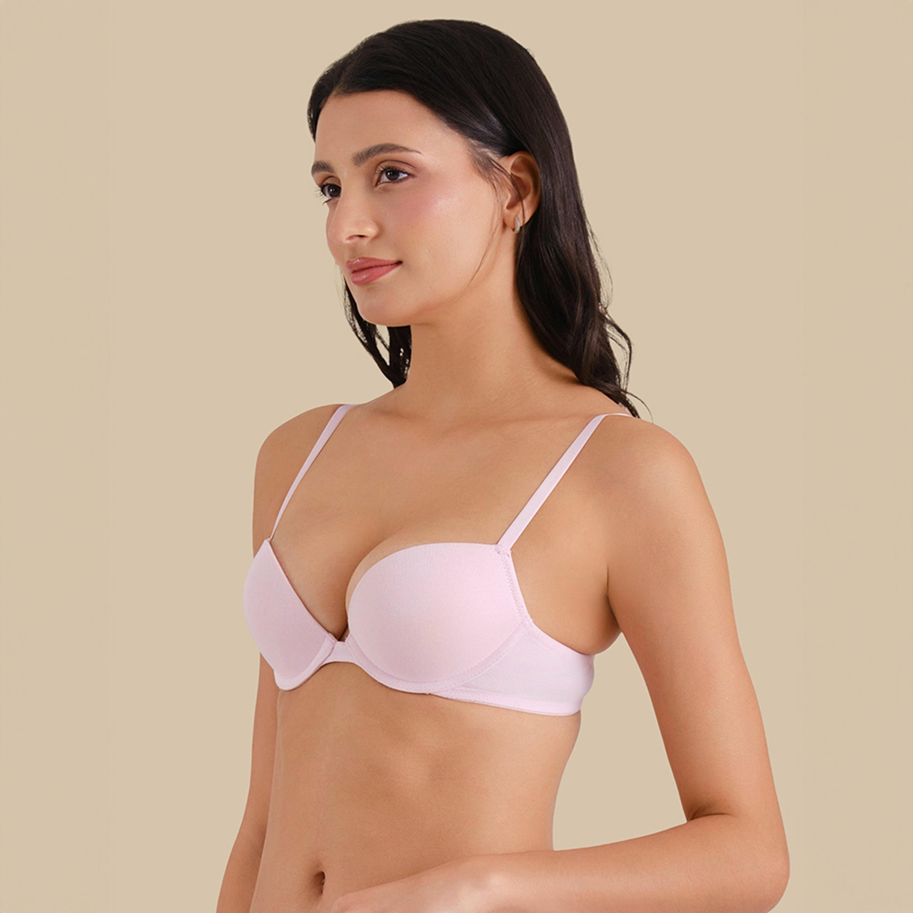 حمالة صدر بلانج نسائية مبطنة بدعم متوسط بسلك من لا سينزا-women-clothing-lingerie-bras-image-3