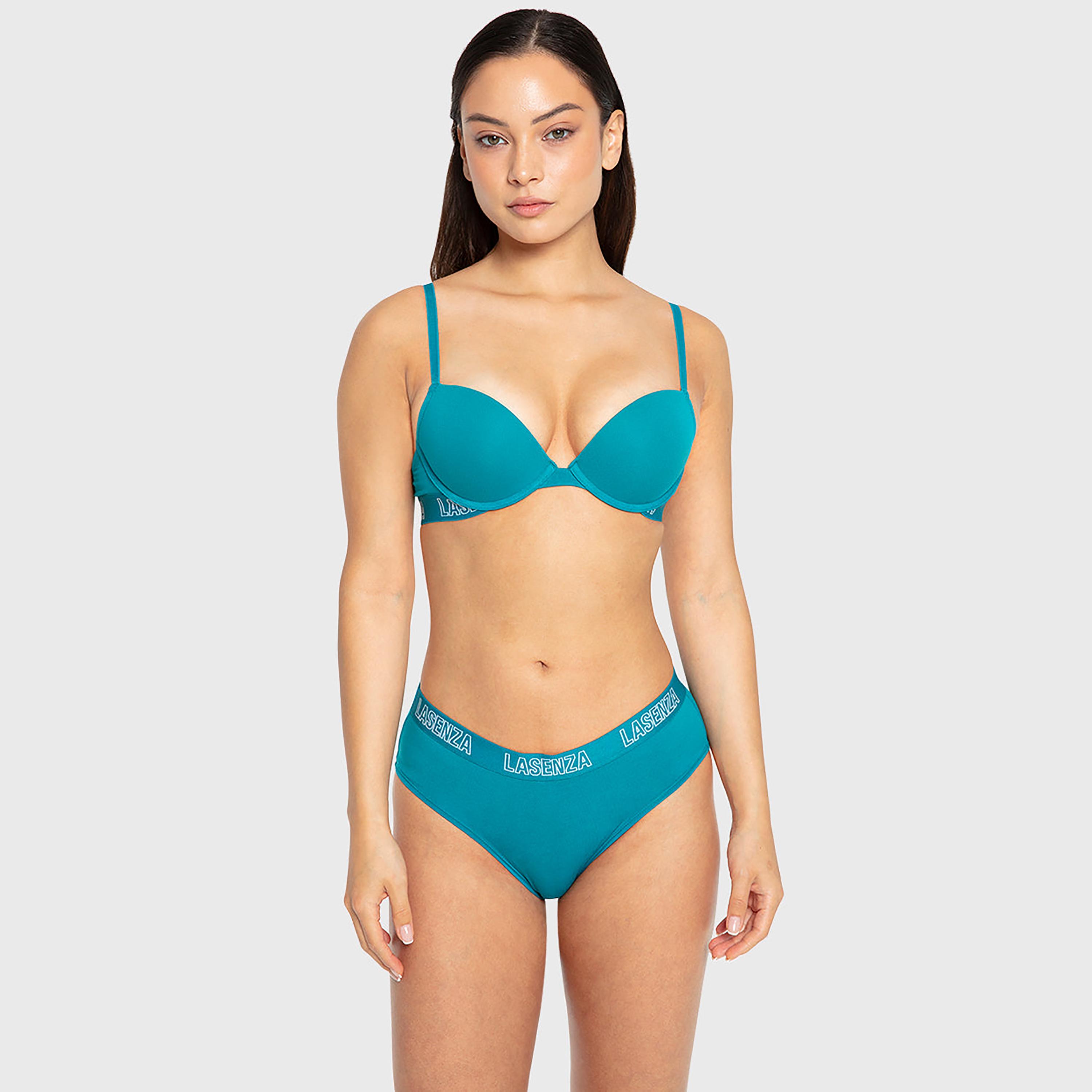 حمالة صدر نسائية "بوش أب" مبطنة بسلك ودعم متوسط "تريند ريمكس" - فحمى من لا سنزا-women-clothing-lingerie-bras-image-10