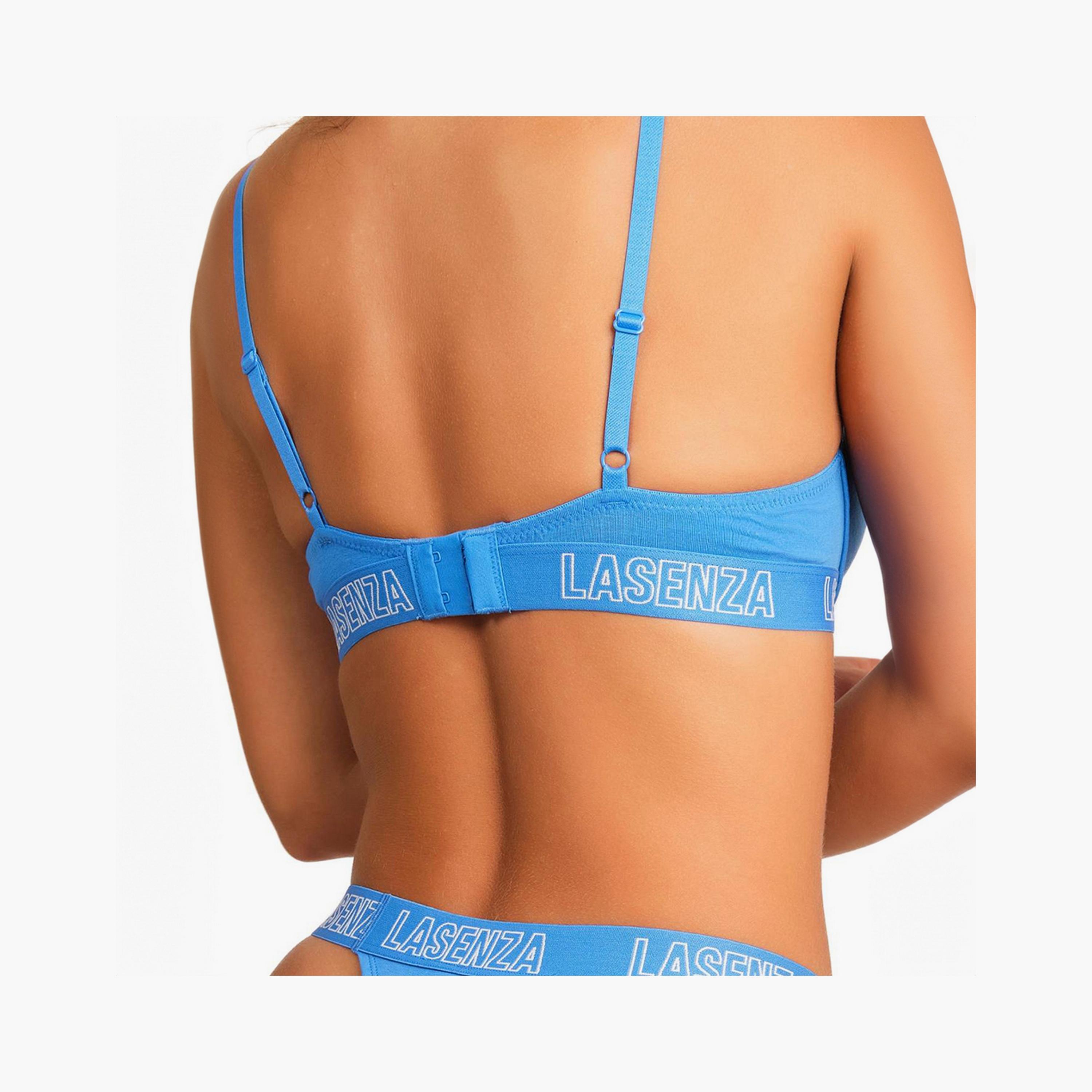 حمالة صدر غاطسة بوش أب سلكية بدعم متوسط ومبطنة للنساء تريندي من لا سينزا-women-clothing-lingerie-bras-image-8