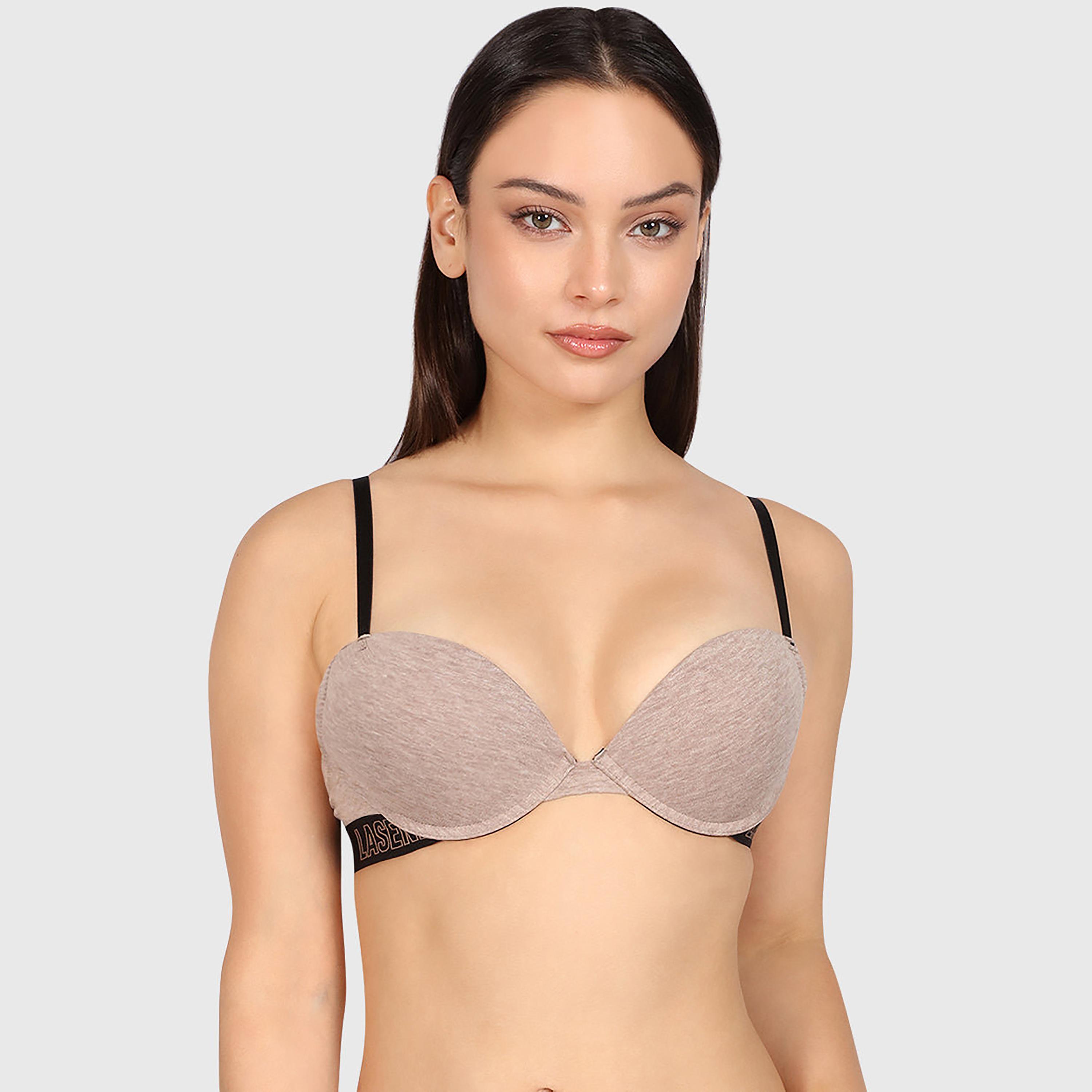 حمالة صدر نسائية "بوش أب" مبطنة بسلك ودعم متوسط "تريند ريمكس" من لا سنزا-women-clothing-lingerie-bras-image-5