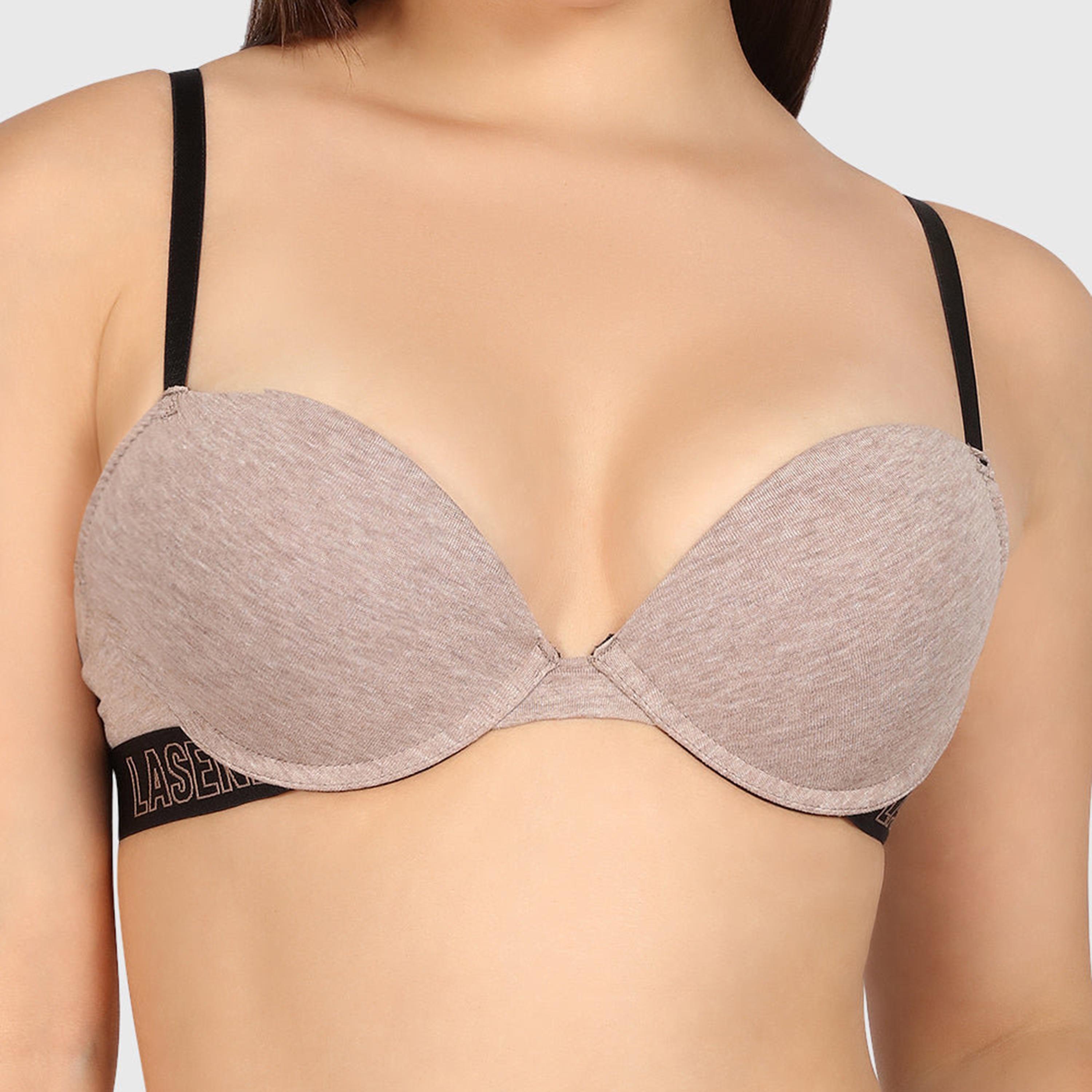 حمالة صدر نسائية "بوش أب" مبطنة بسلك ودعم متوسط "تريند ريمكس" من لا سنزا-women-clothing-lingerie-bras-image-8