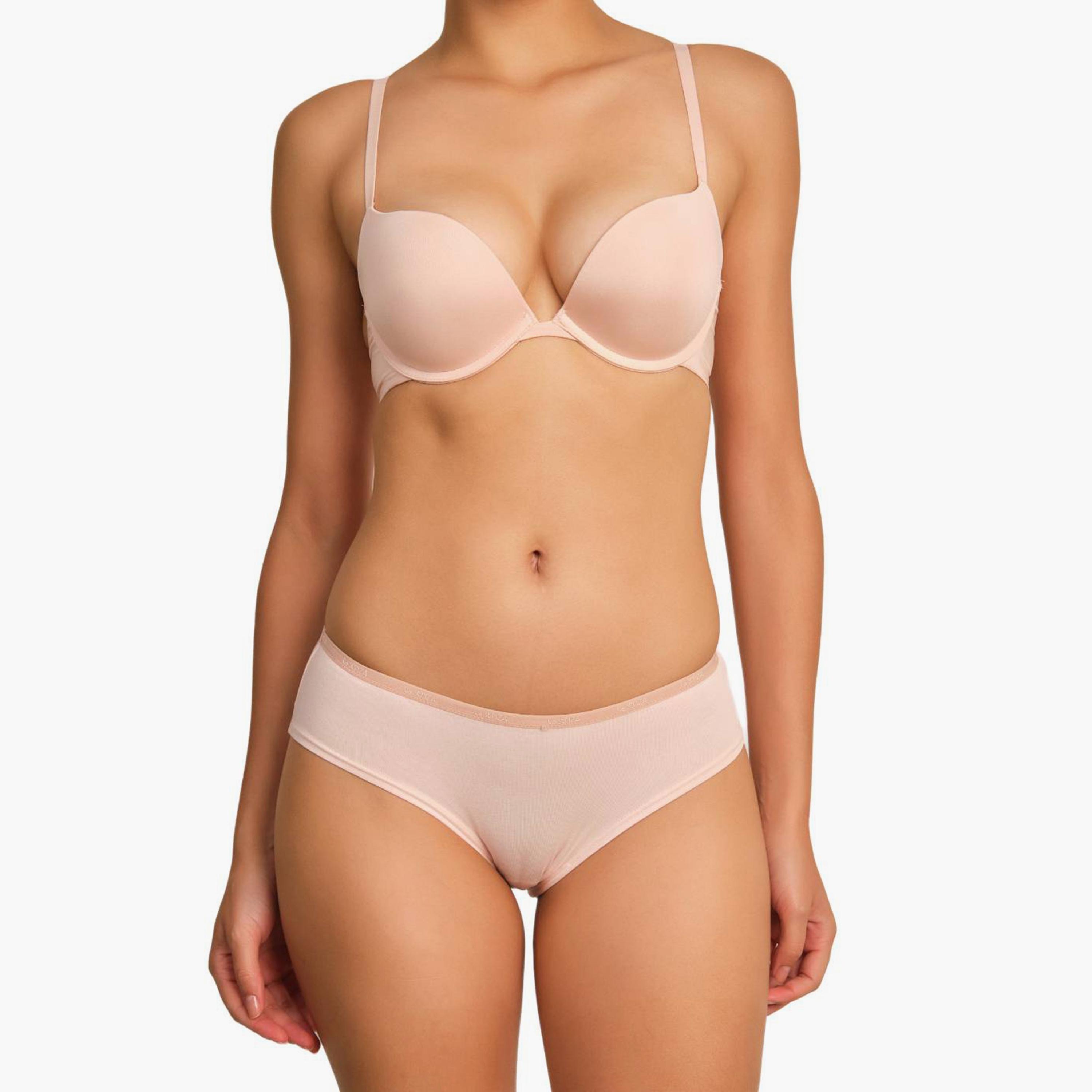 حمالة صدر نسائية مثيرة بسلك ودعم متوسط مع حشوة جل بتصميم بلانج من لا سنزا-women-clothing-lingerie-bras-image-2