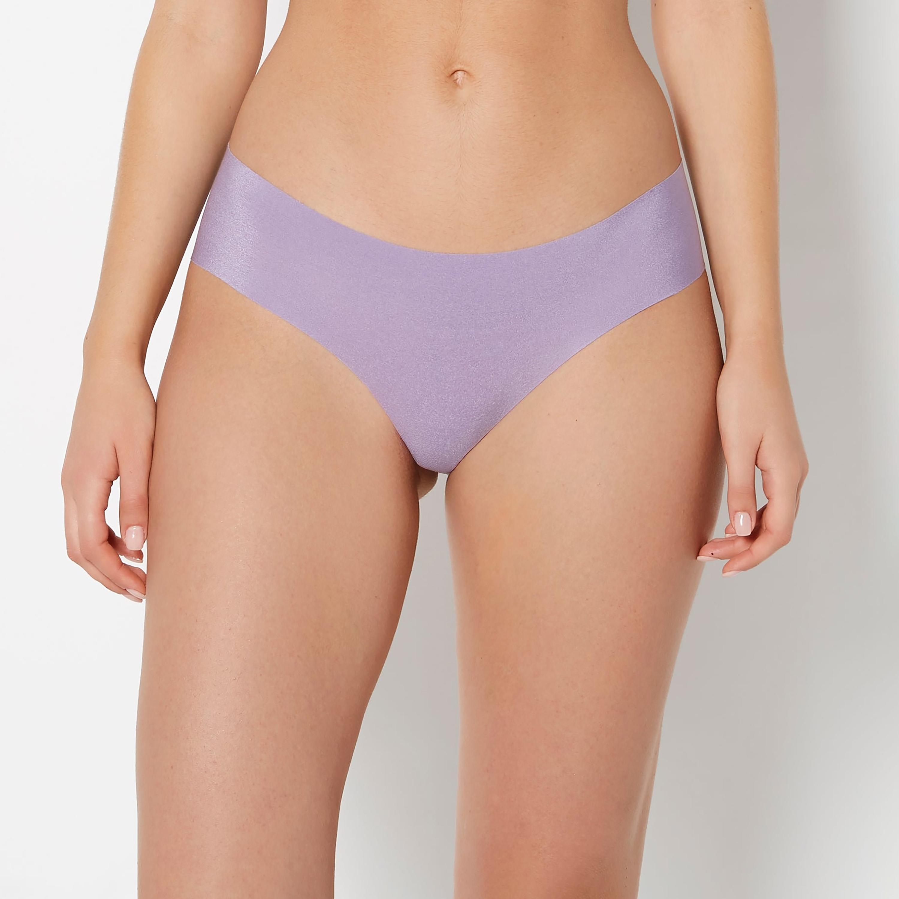 La Senza No Show Light Pink Micro Medium Coverage Women's Cheeky Panties-women-clothing-lingerie-panties-image-14