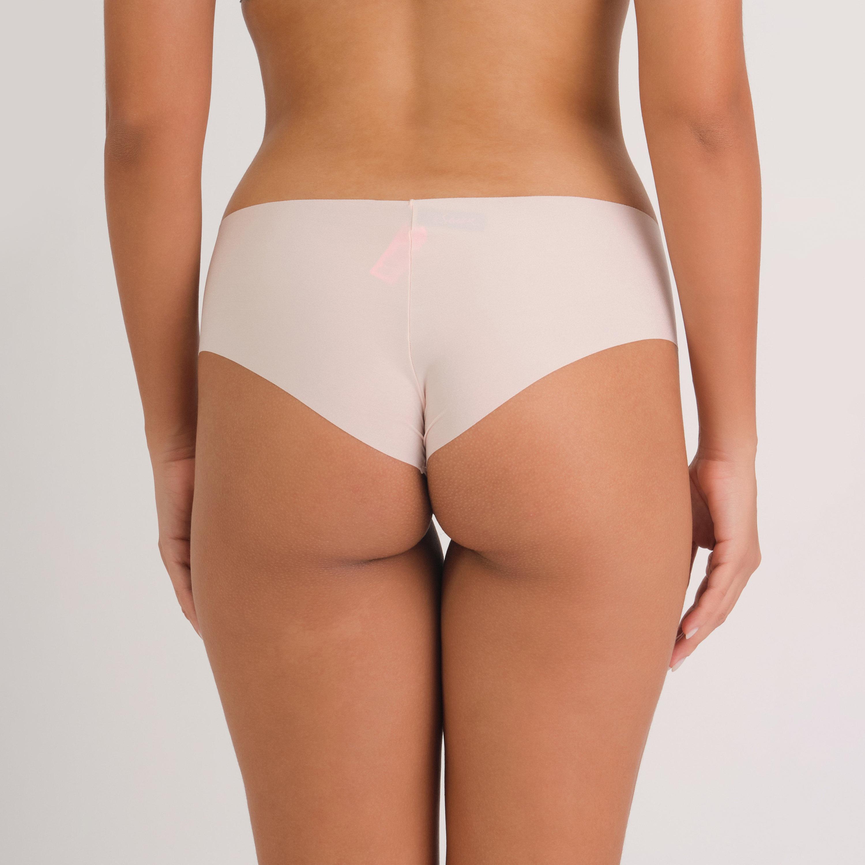 La Senza No Show Light Pink Micro Medium Coverage Women's Cheeky Panties-women-clothing-lingerie-panties-image-3