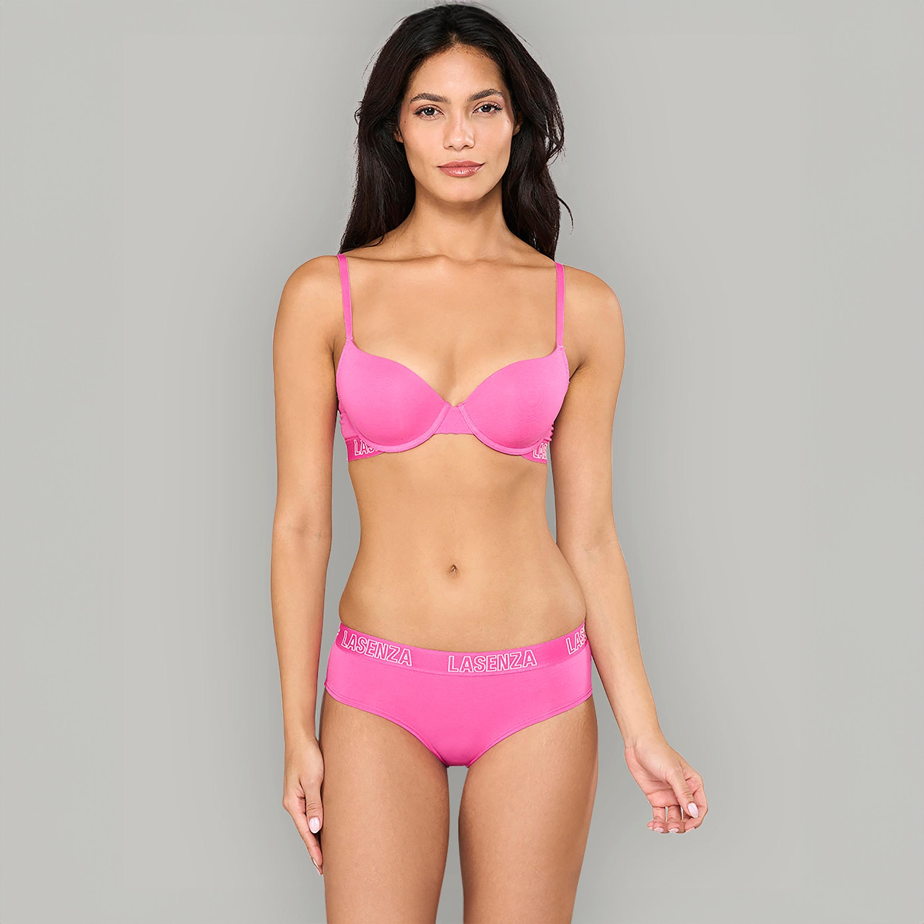 سروال داخلي نسائي هيبيستر بشعار بتغطية كاملة من لا سينزا-women-clothing-lingerie-panties-image-14