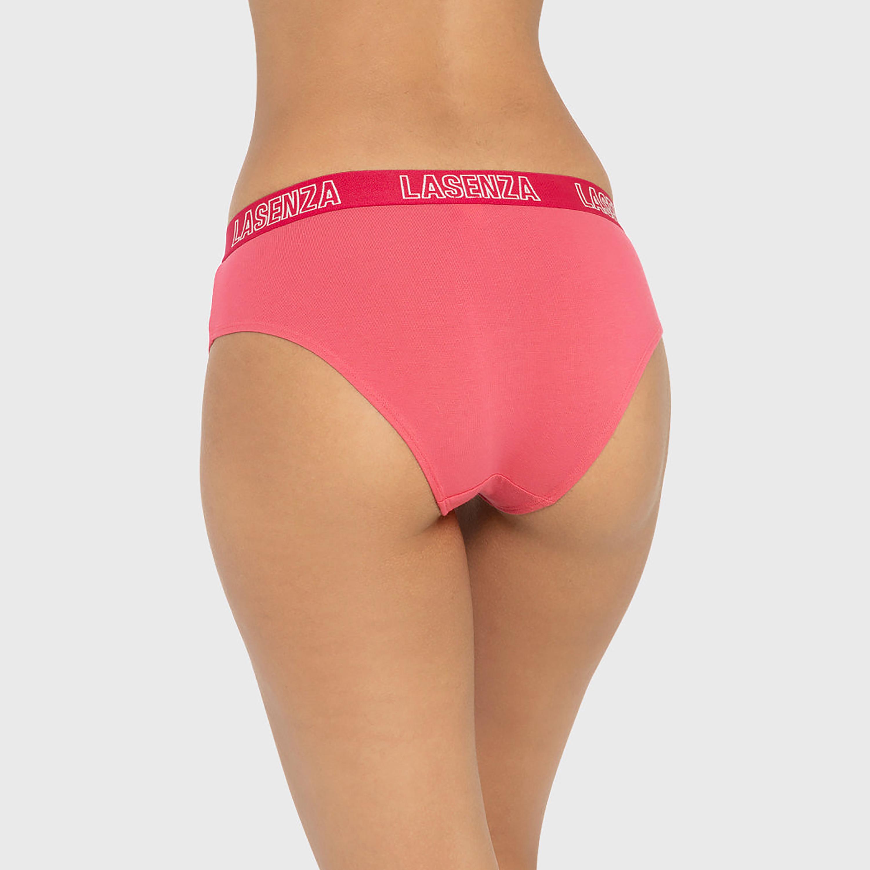 La Senza Trend Remix Red Medium Coverage Women's Hipster Panty-women-clothing-lingerie-panties-image-7