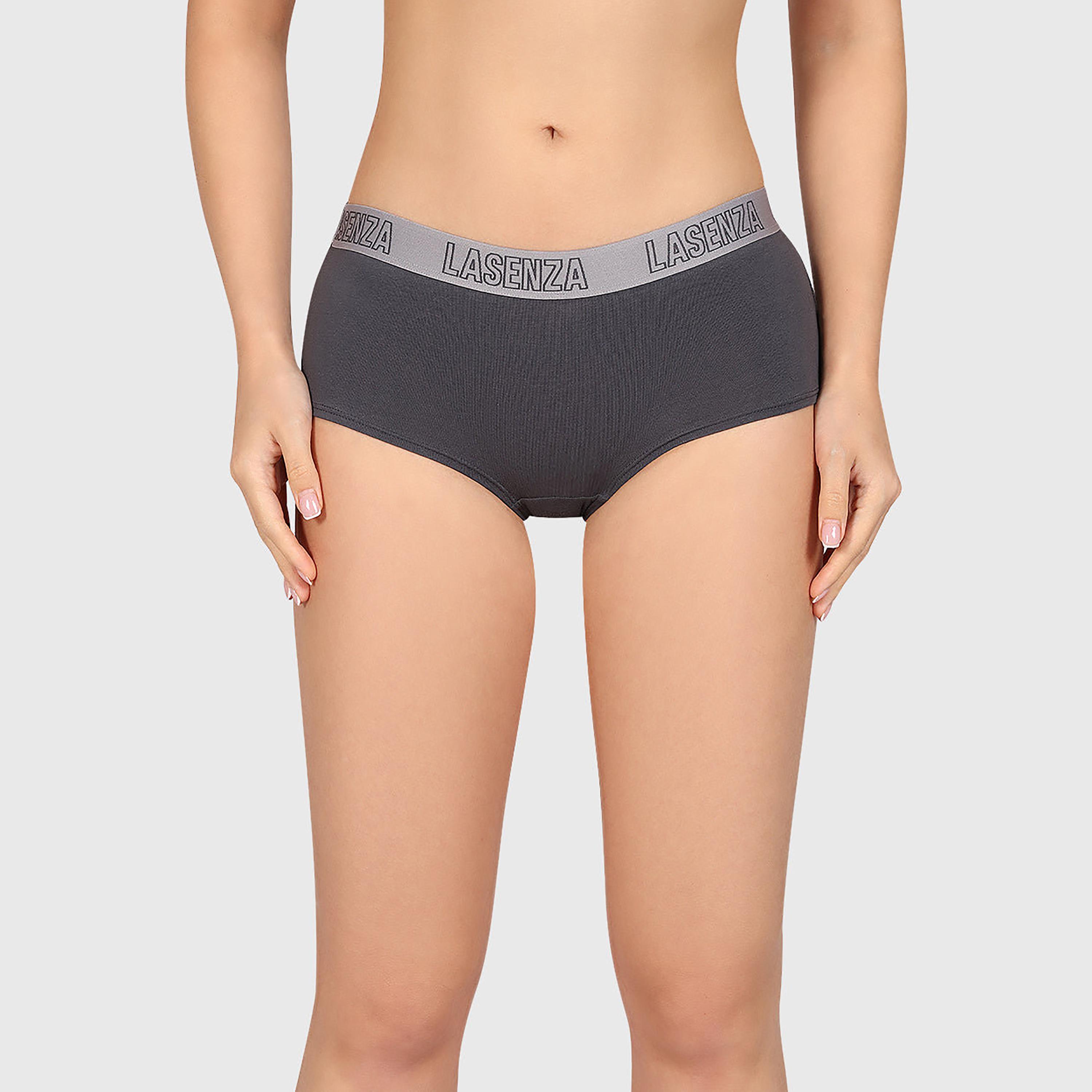 ملابس داخلية نسائية بوي شورت تغطية كاملة قطن من لا سينزا-women-clothing-lingerie-panties-image-8