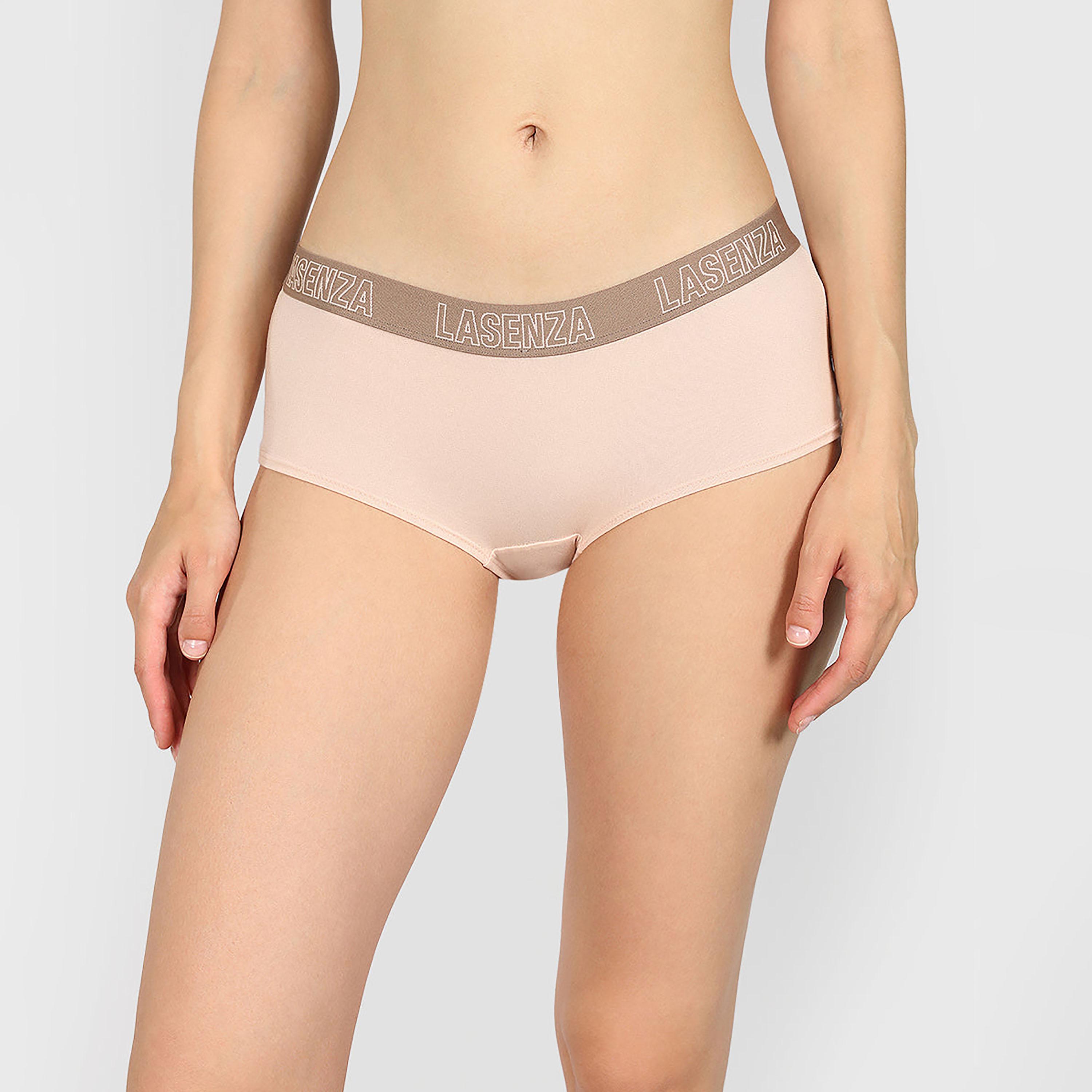 ملابس داخلية نسائية بوي شورت تغطية كاملة قطن من لا سينزا-women-clothing-lingerie-panties-image-4