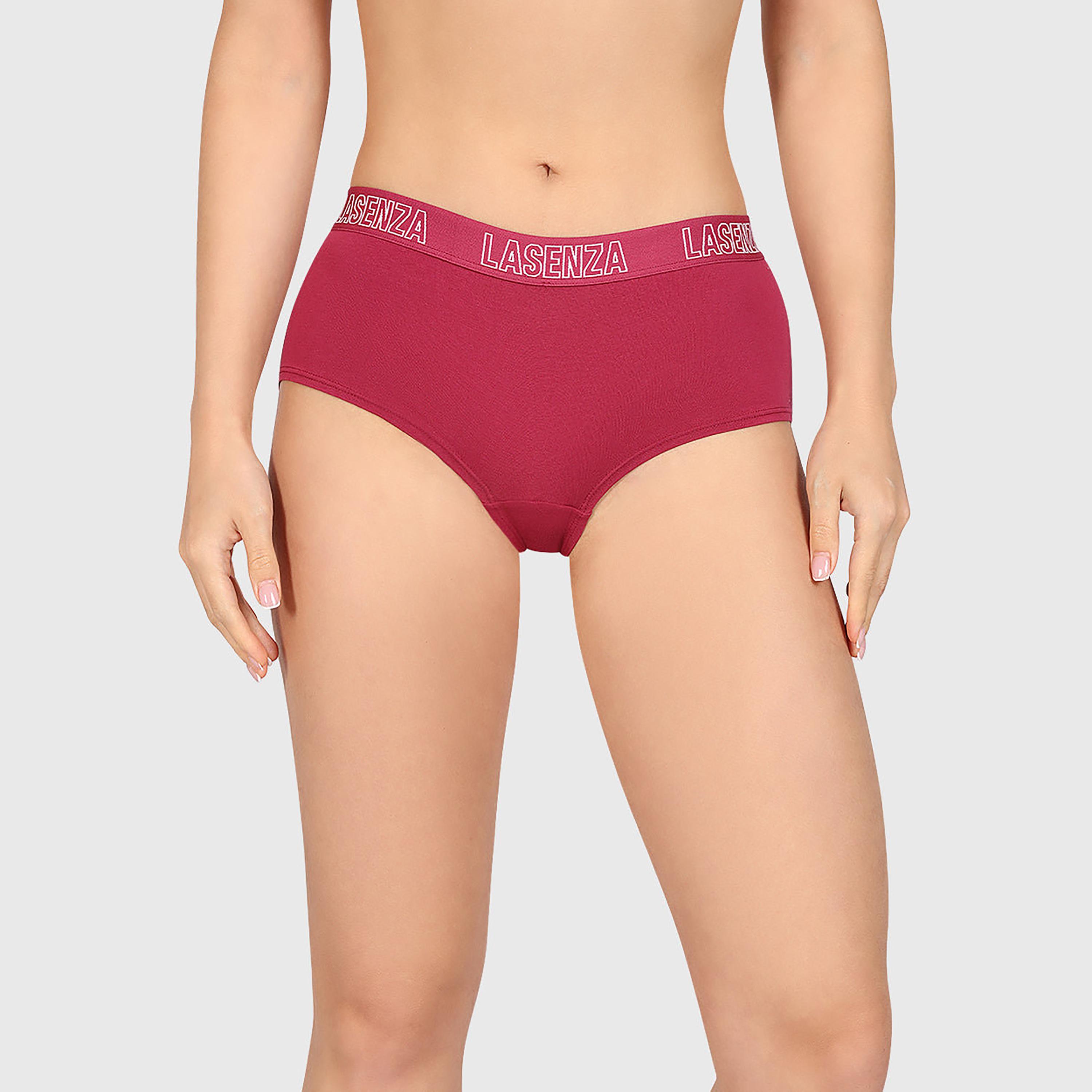 La Senza Cotton Full Coverage Women's Boyshort Panties-women-clothing-lingerie-panties-image-1