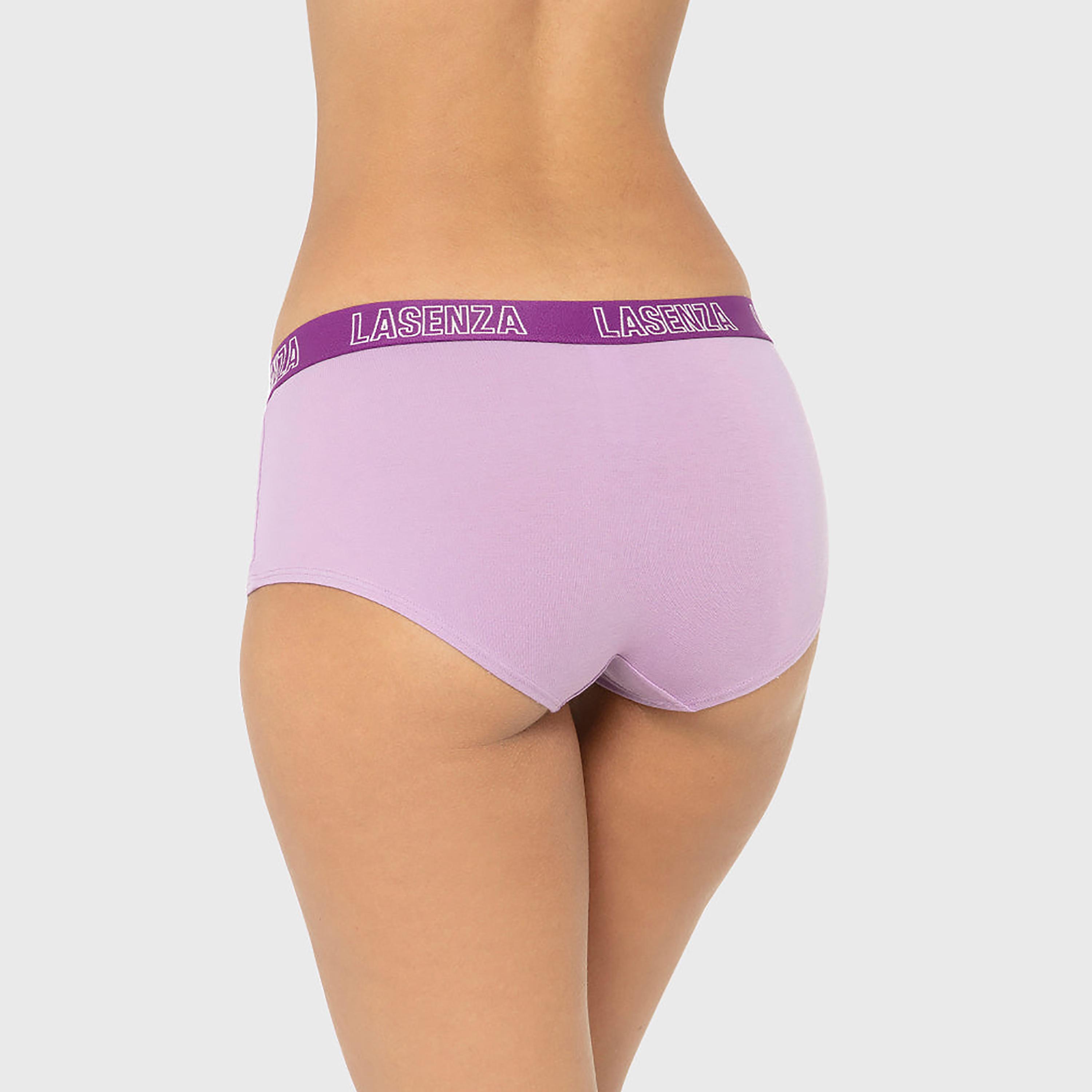 ملابس داخلية نسائية بوي شورت تغطية كاملة قطن من لا سينزا-women-clothing-lingerie-panties-image-25